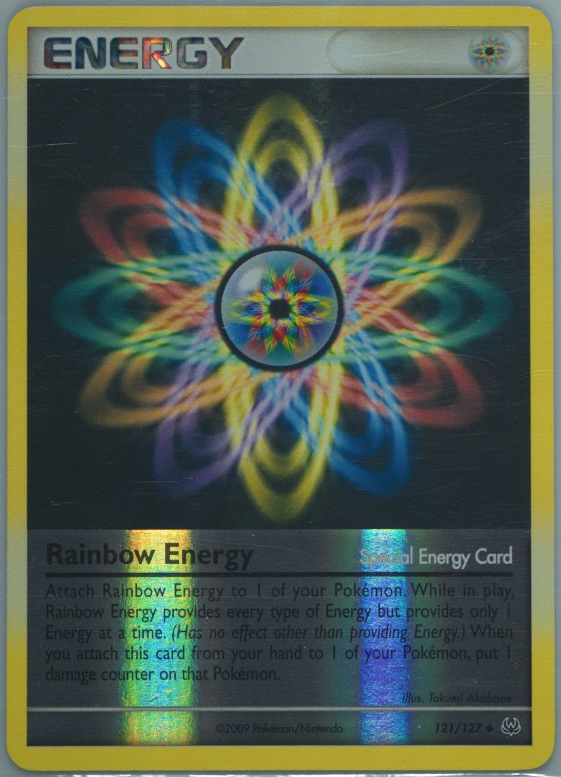Rainbow Energy-Reverse Foil (121) 2009 Pokemon Platinum