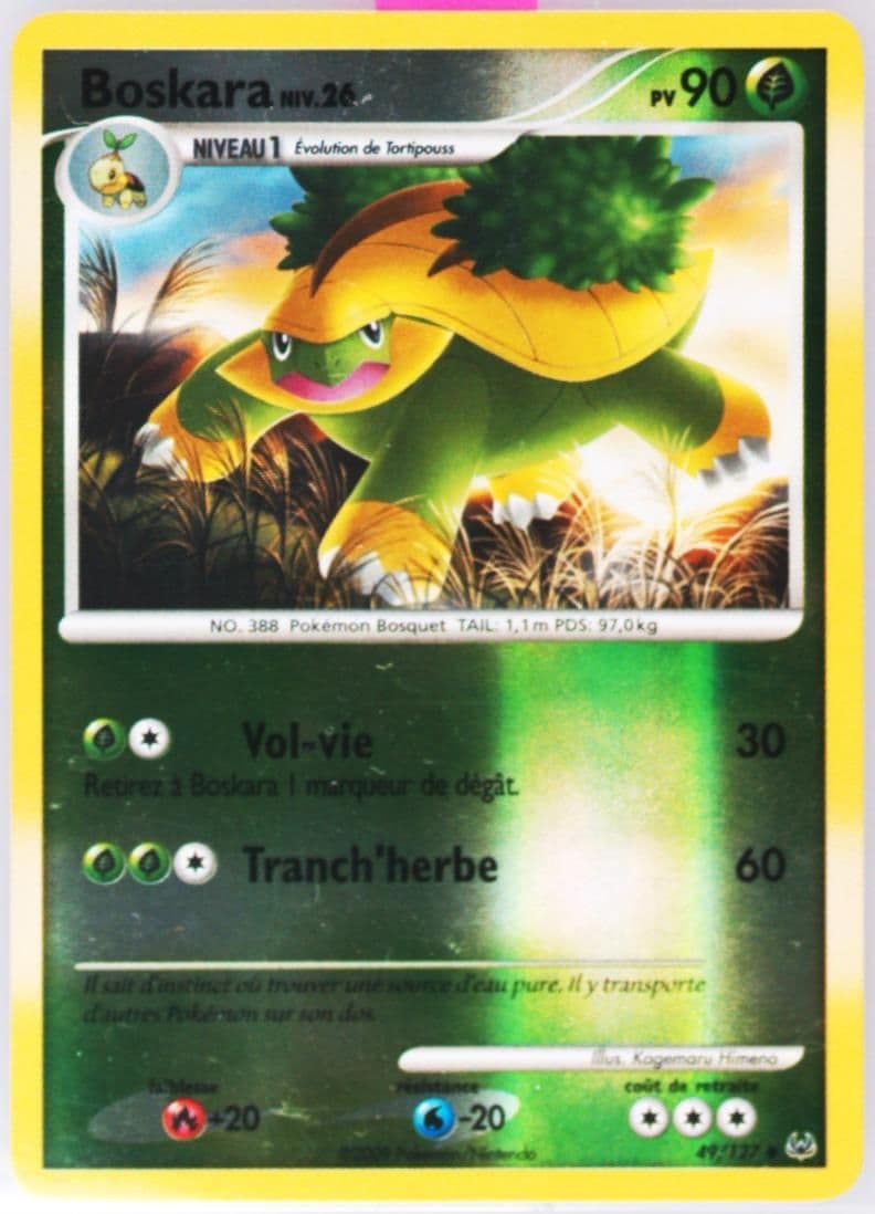 Boskara-Reverse Foil French (49) 2009 Pokemon Platinum