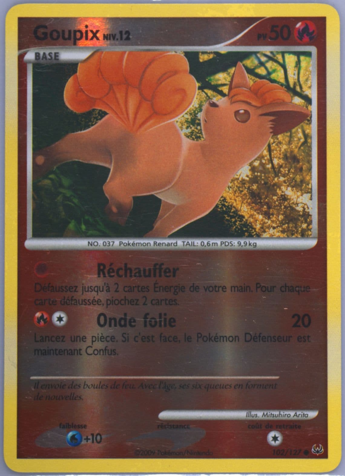 Goupix-Reverse Foil French (102) 2009 Pokemon Platinum