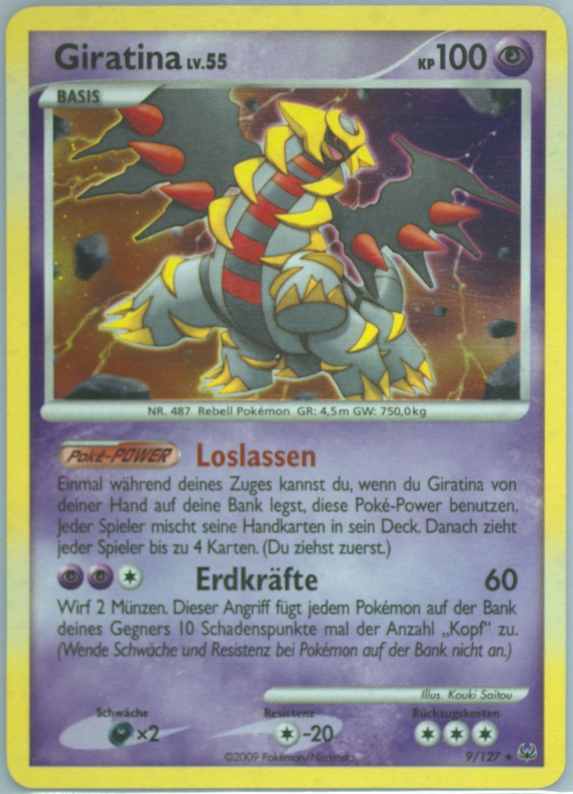 Giratina-Holo German (9) 2009 Pokemon Platinum