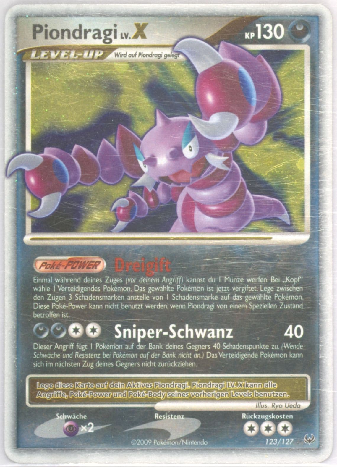 Piondragi LV. X-Holo German (123) 2009 Pokemon Platinum