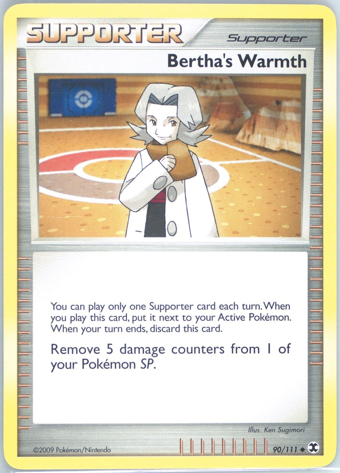 Bertha's Warmth (90) 2009 Pokemon Platinum Rising Rivals