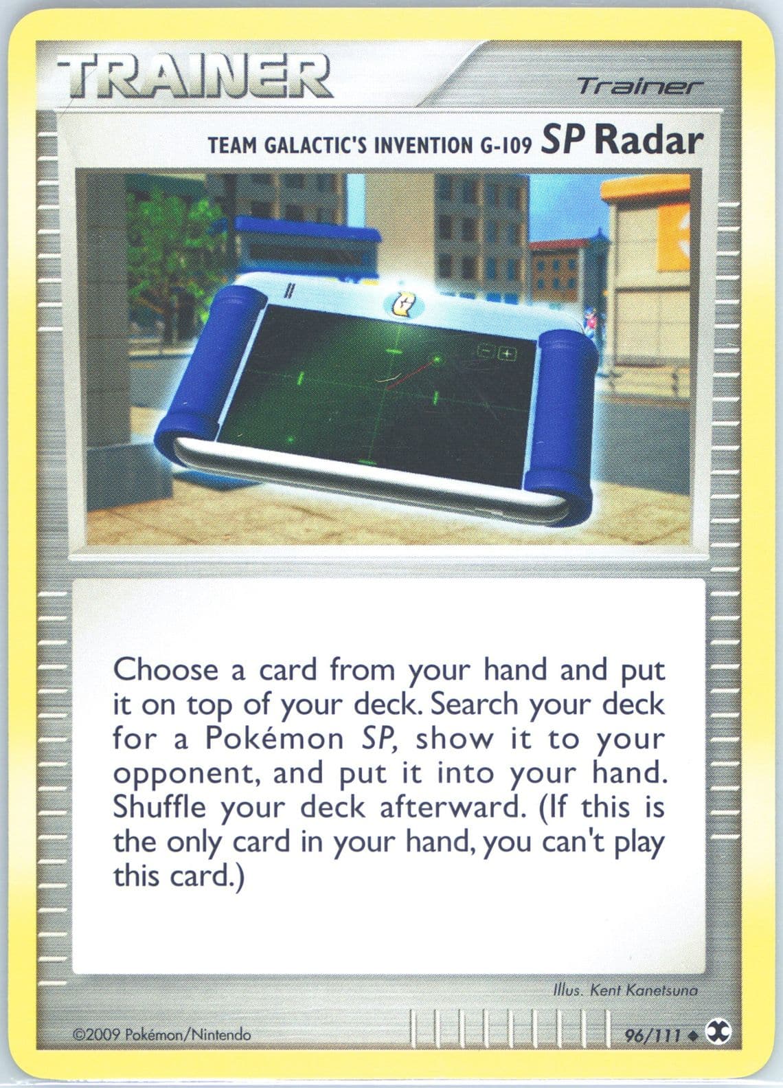 Team Galactic's Invention G-109 SP Radar (96) 2009 Pokemon Platinum Rising Rivals