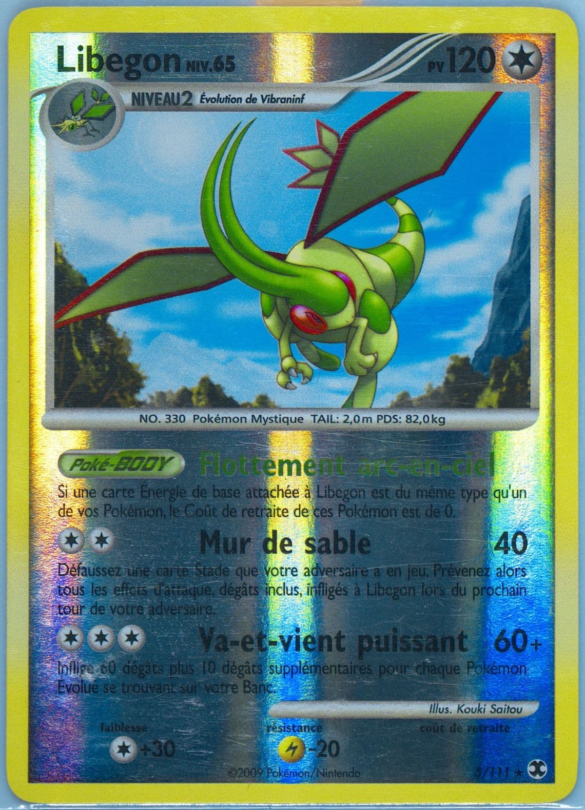 Libegon-Reverse Foil French (5) 2009 Pokemon Platinum Rising Rivals