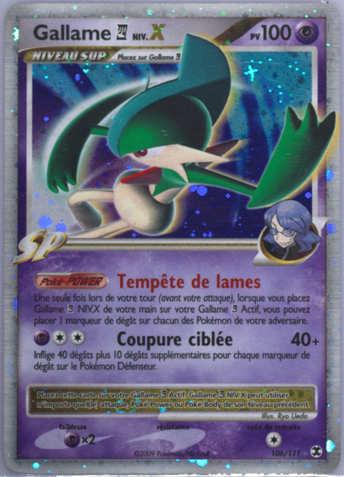 Gallame 4 Niv.X-Holo French (106) 2009 Pokemon Platinum Rising Rivals