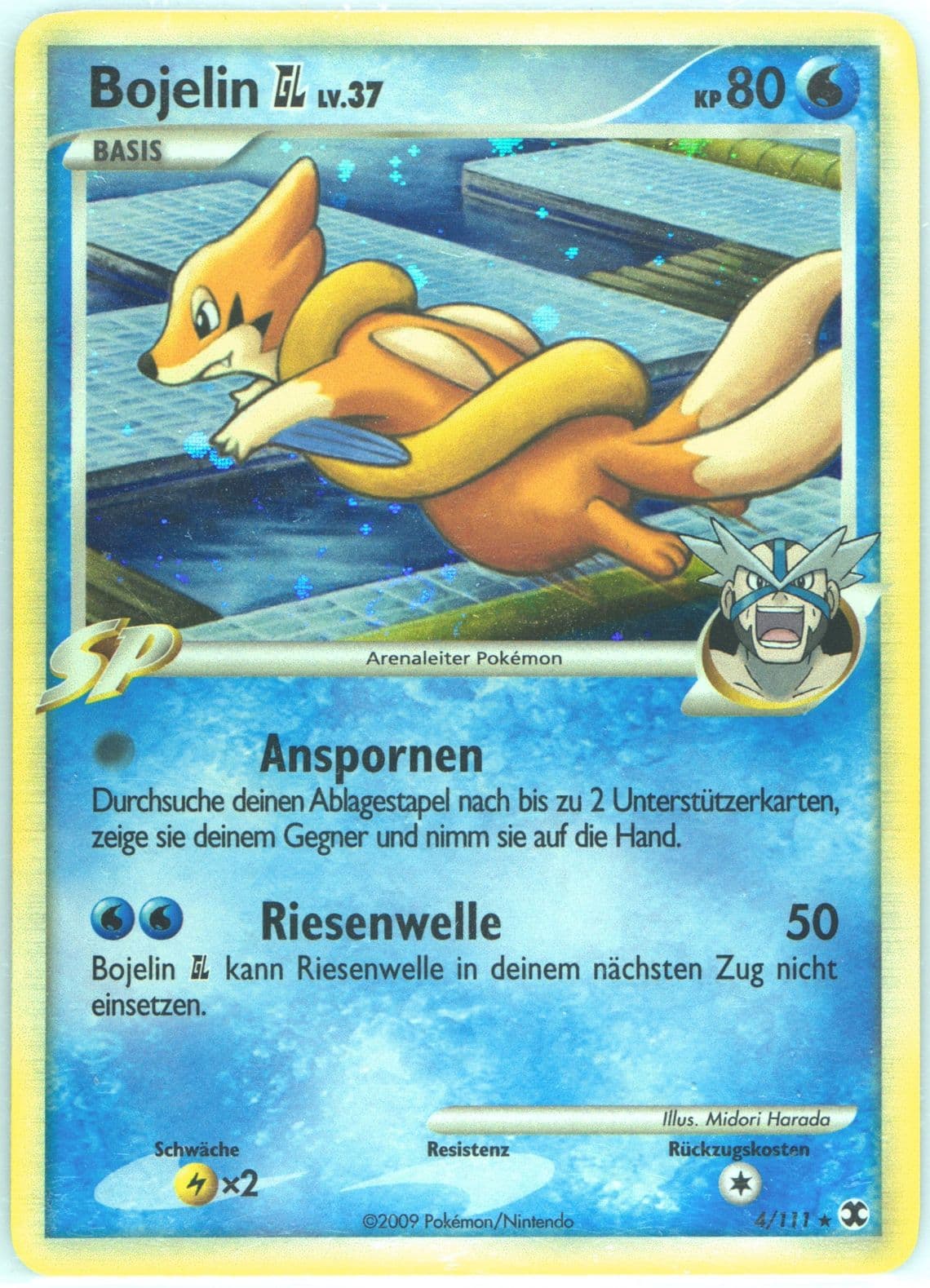 Bojelin GL-Holo German (4) 2009 Pokemon Platinum Rising Rivals