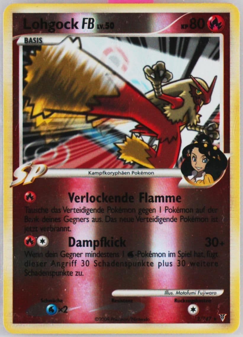 Lohgock FB-Reverse Foil German (2) 2009 Pokemon Platinum Supreme Victors