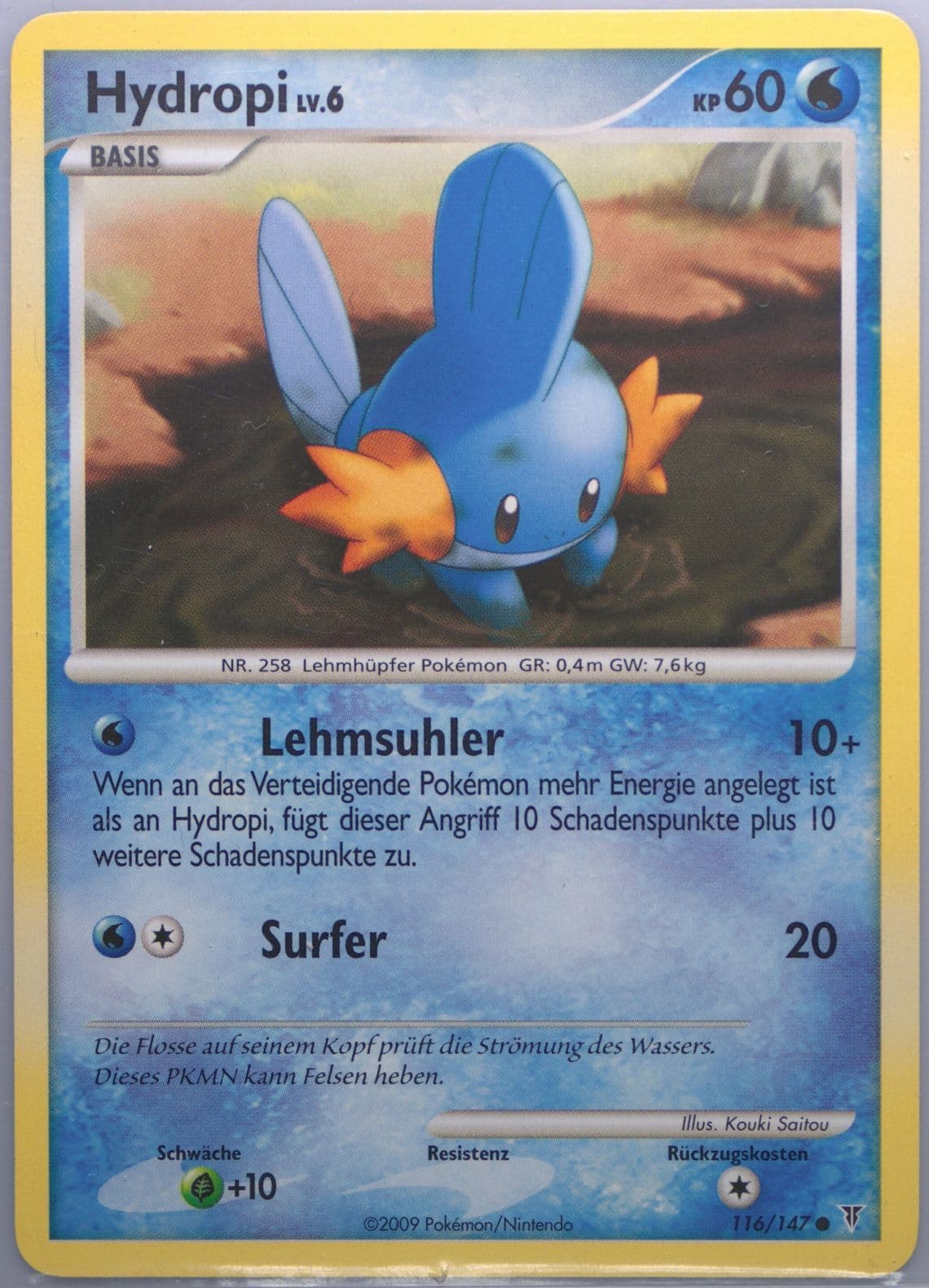 Hydropi German (116) 2009 Pokemon Platinum Supreme Victors