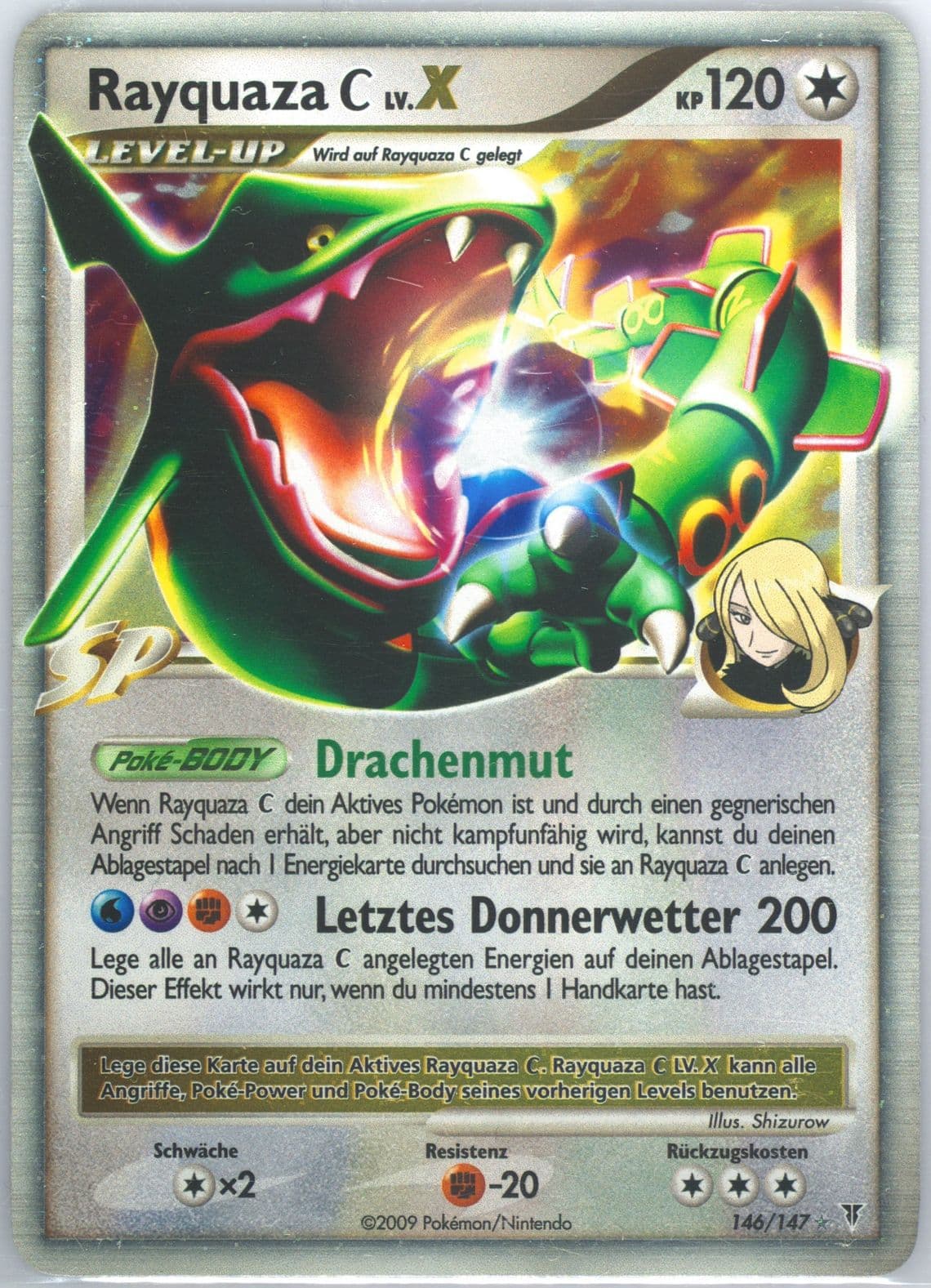 Rayquaza C LV.X-Holo German (146) 2009 Pokemon Platinum Supreme Victors