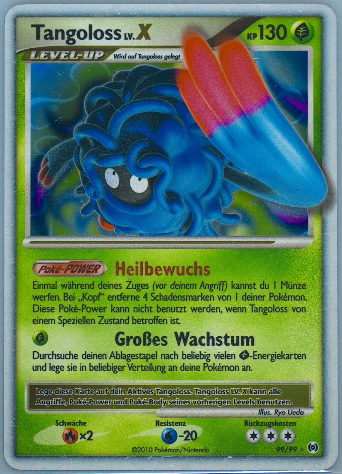 Tangoloss LV.X-Holo German (99) 2009 Pokemon Platinum Arceus