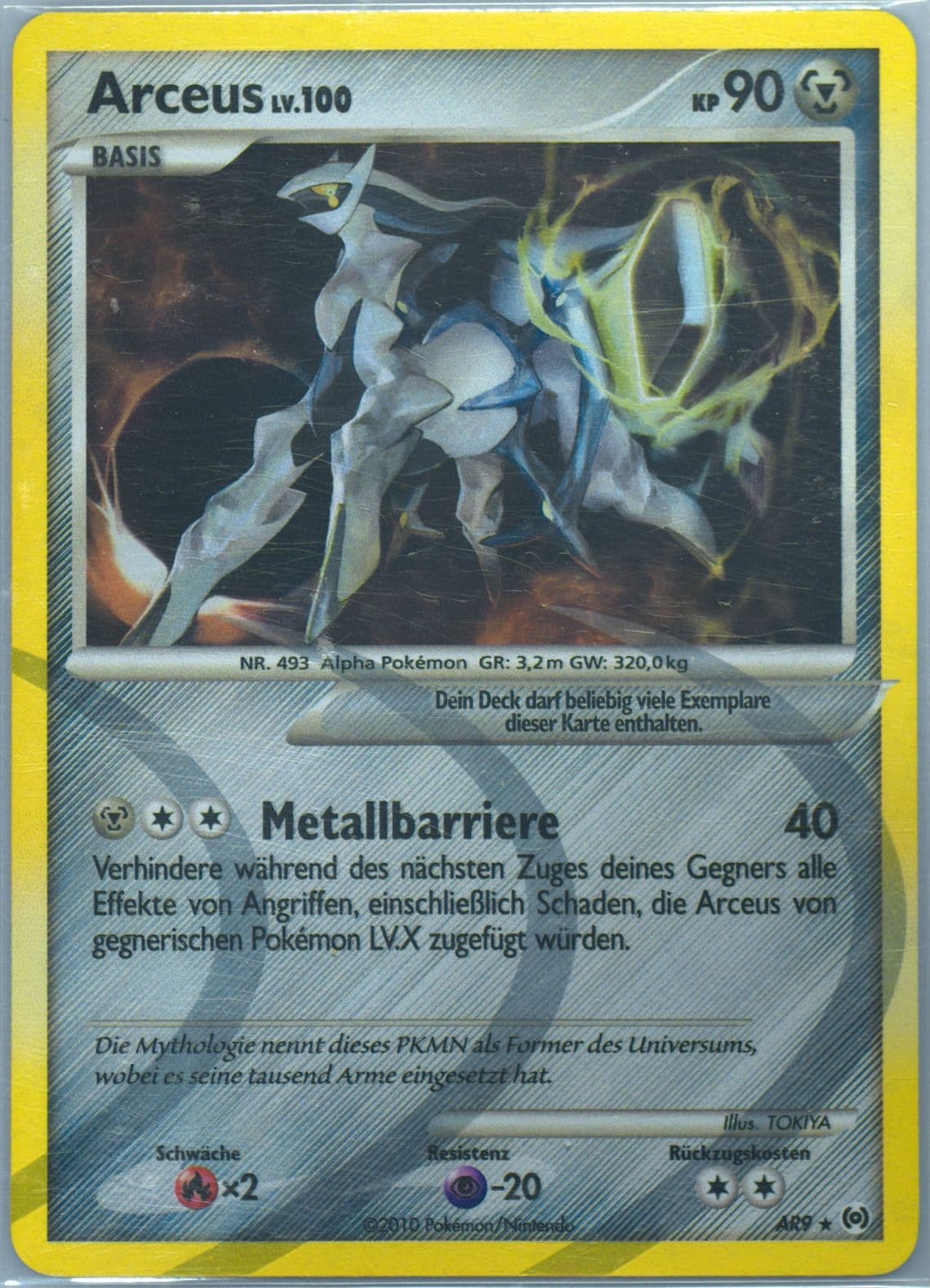 Arceus-Holo German (AR9) 2009 Pokemon Platinum Arceus