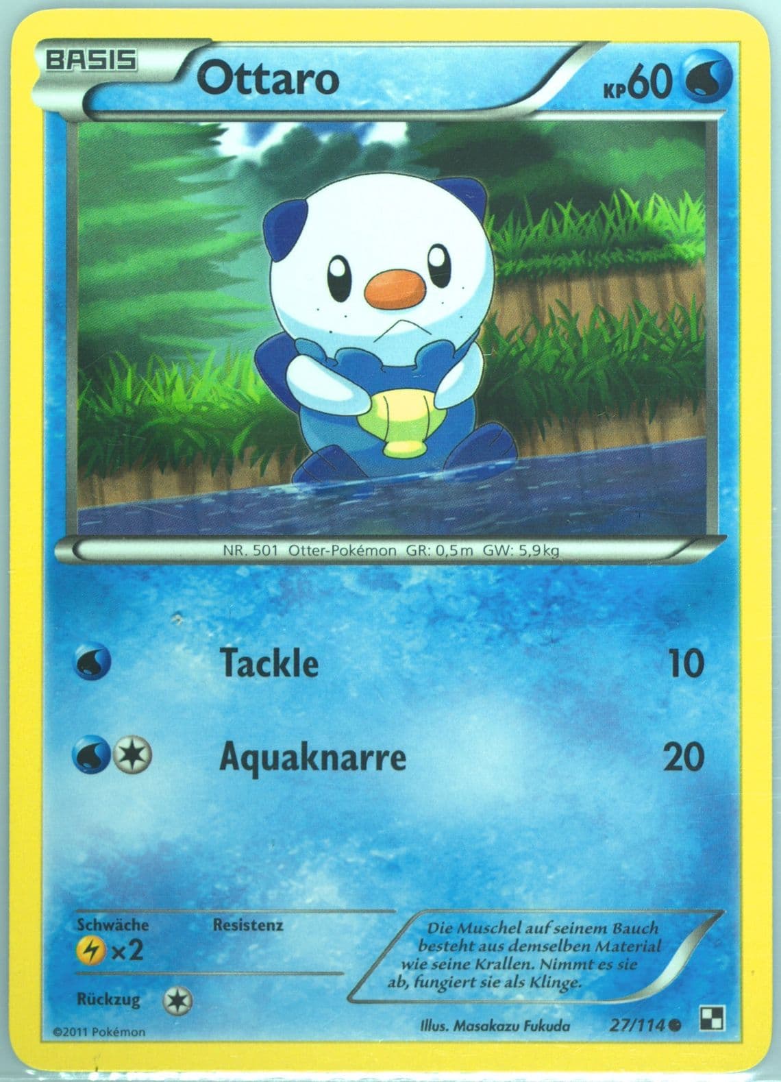 Ottaro German (27) 2011 Pokemon Black & White