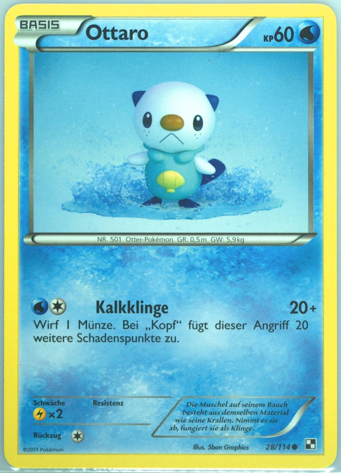 Ottaro German (28) 2011 Pokemon Black & White