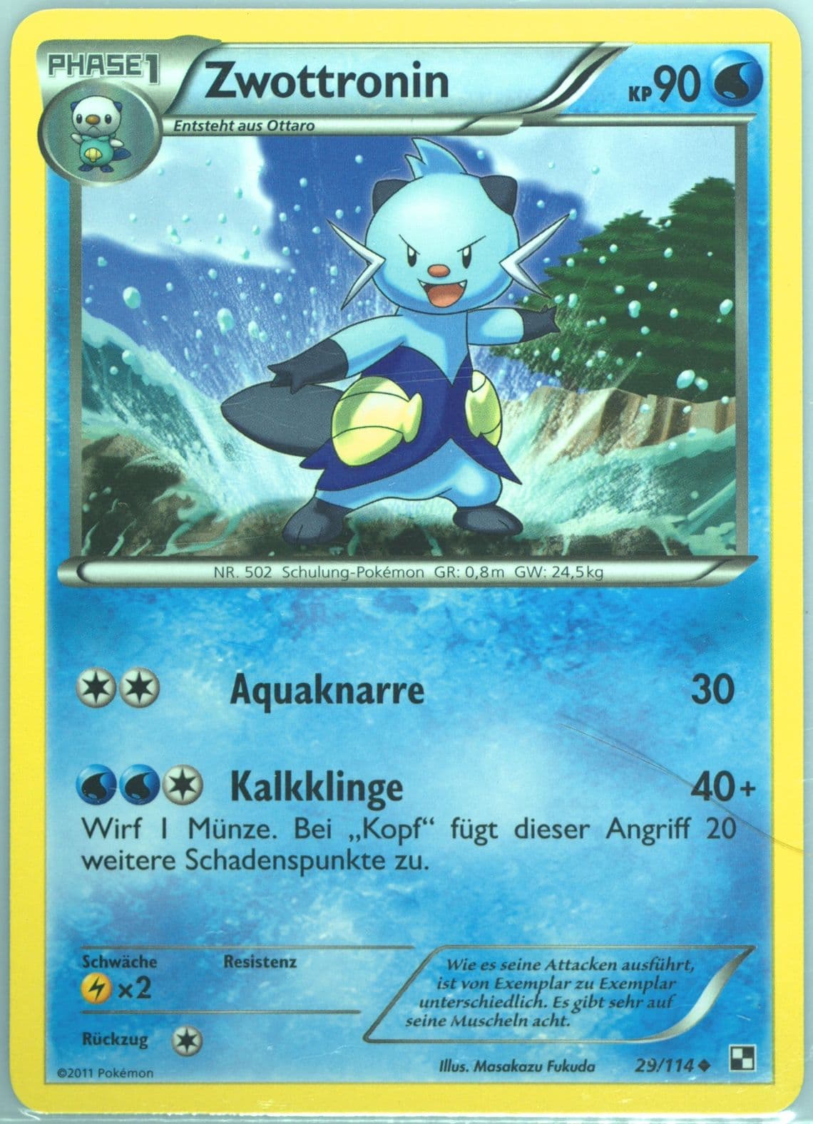 Zwottronin German (29) 2011 Pokemon Black & White