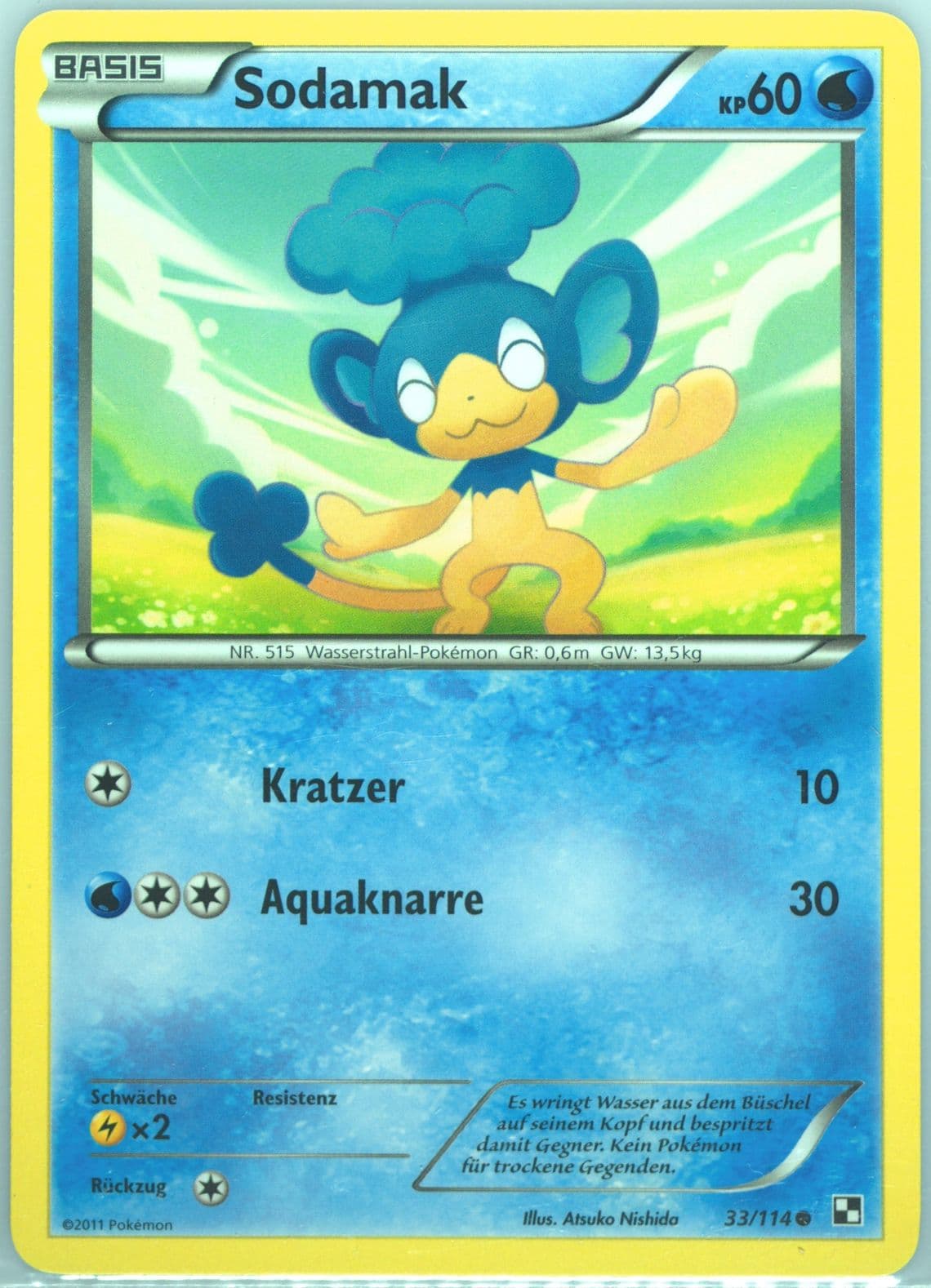 Sodamak German (33) 2011 Pokemon Black & White