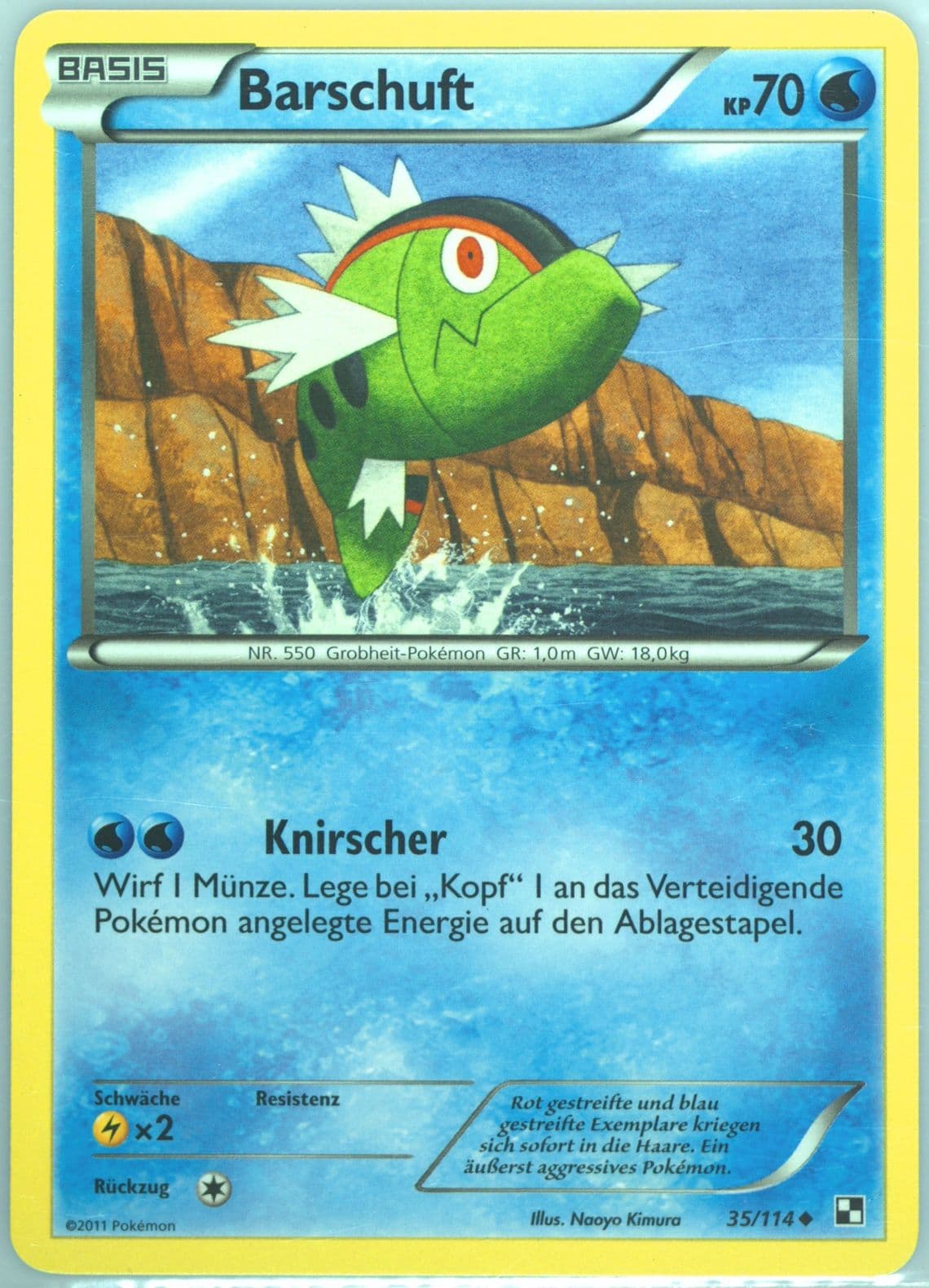 Barschuft German (35) 2011 Pokemon Black & White