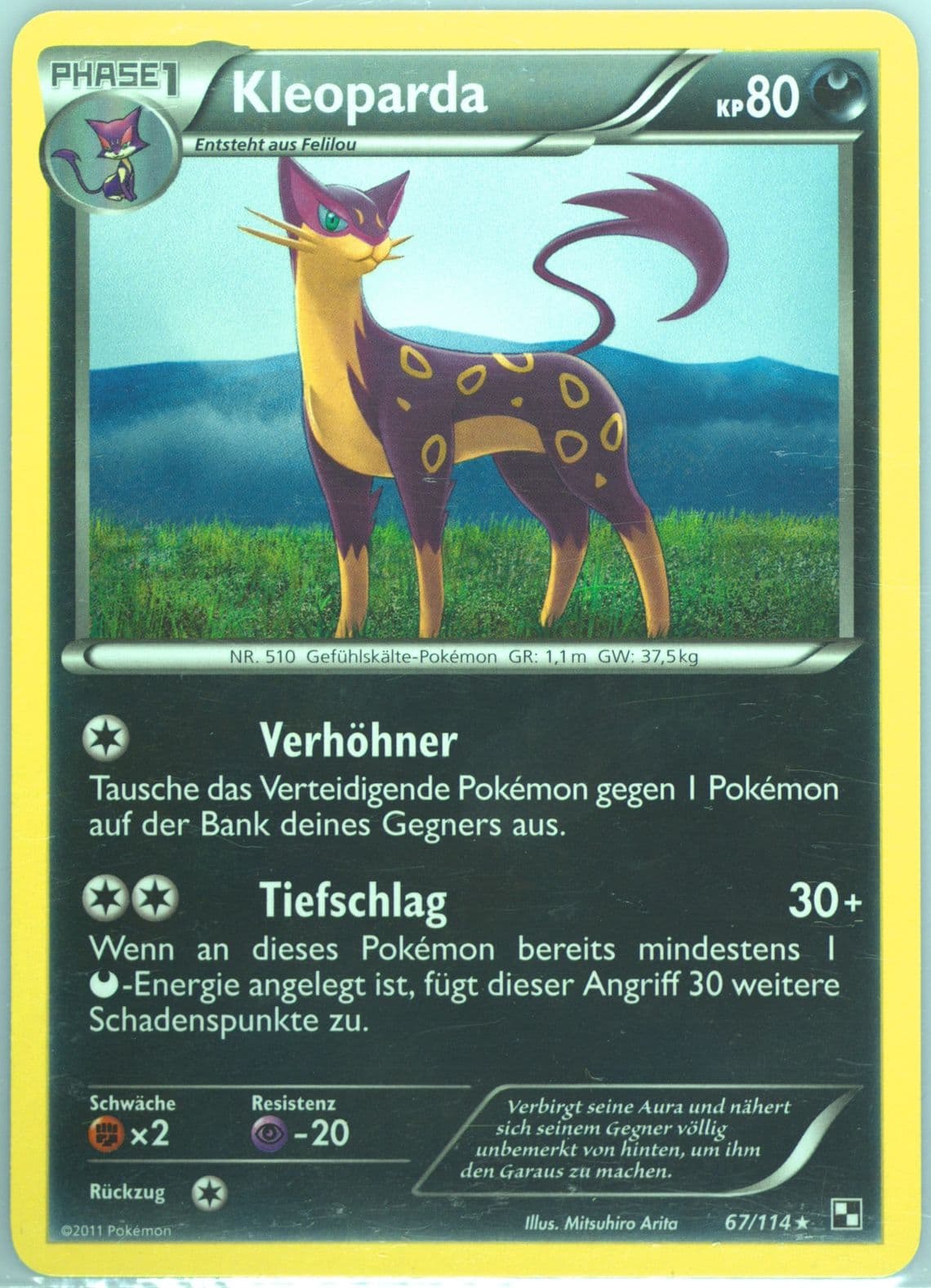 Kleoparda German (67) 2011 Pokemon Black & White