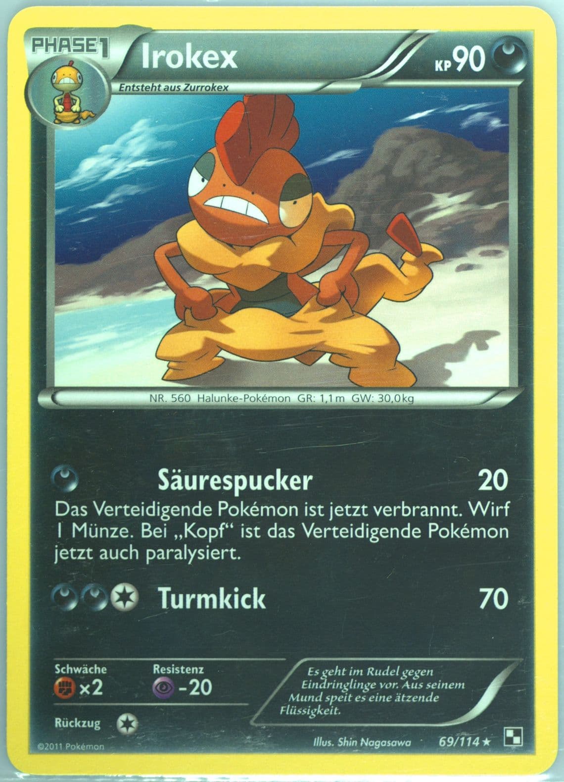 Irokex German (69) 2011 Pokemon Black & White