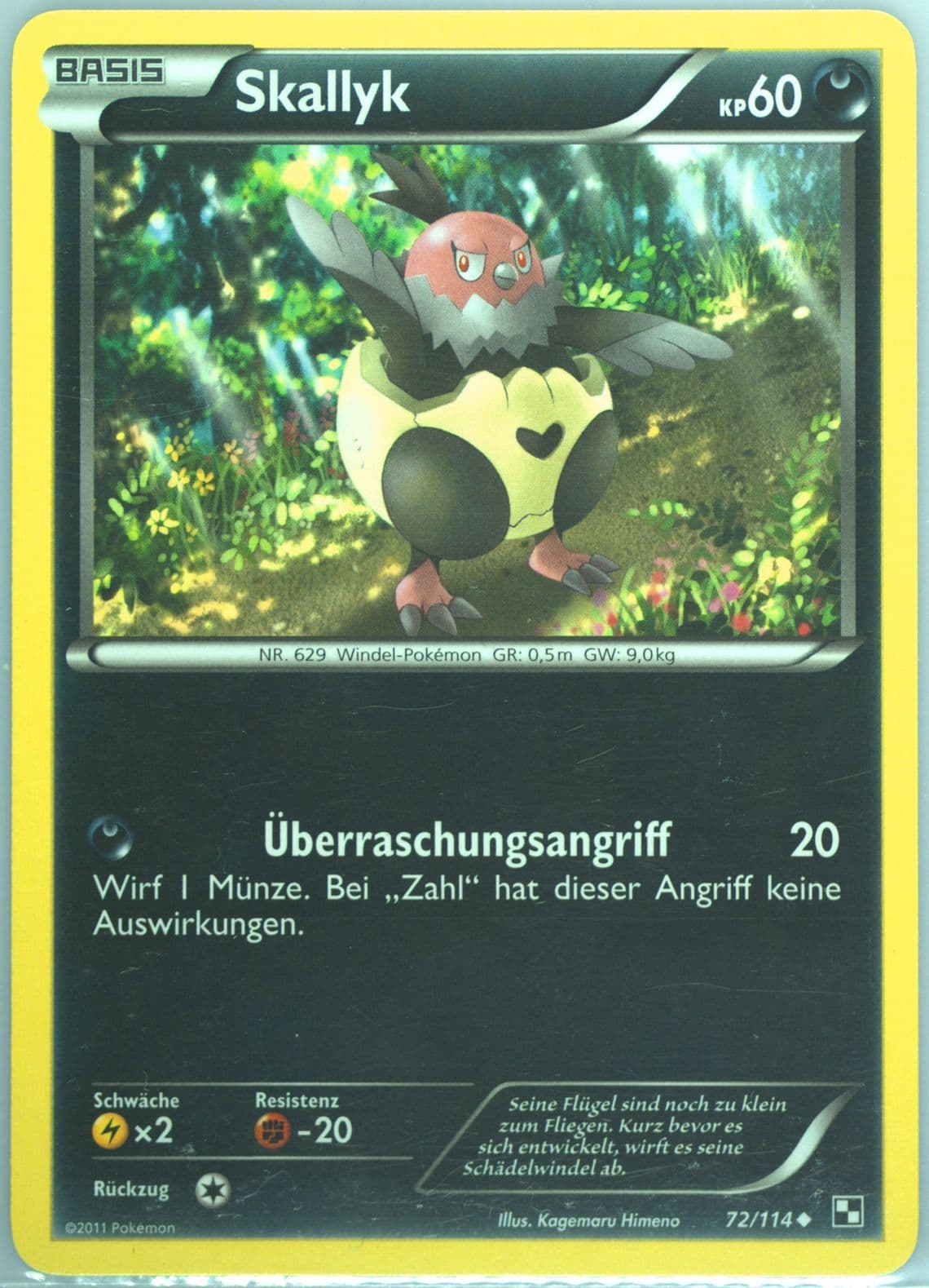 Skallyk German (72) 2011 Pokemon Black & White