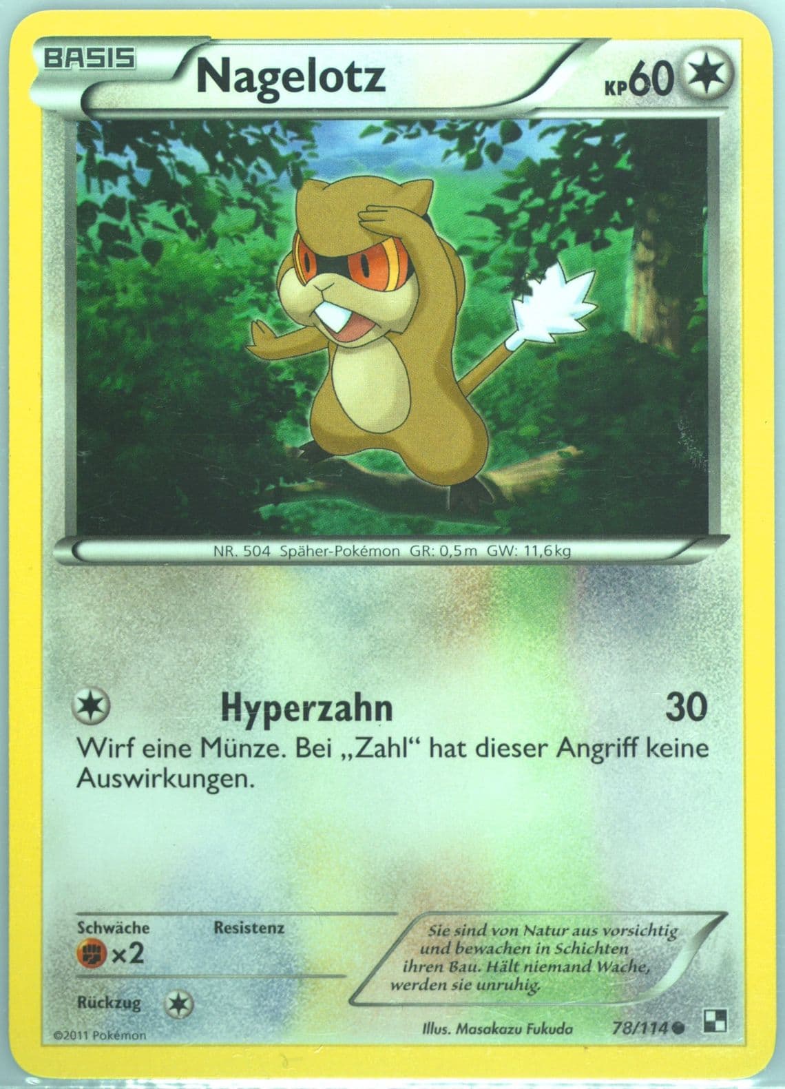 Nagelotz German (78) 2011 Pokemon Black & White