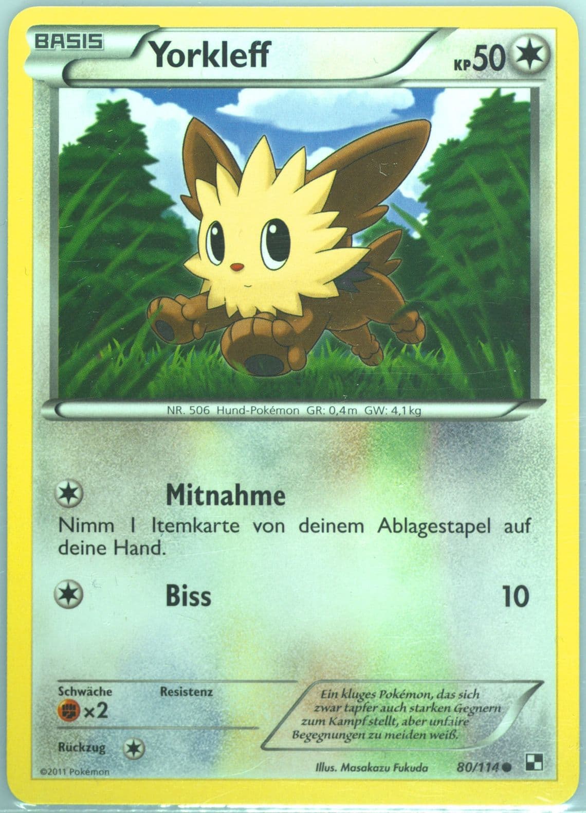 Yorkleff German (80) 2011 Pokemon Black & White