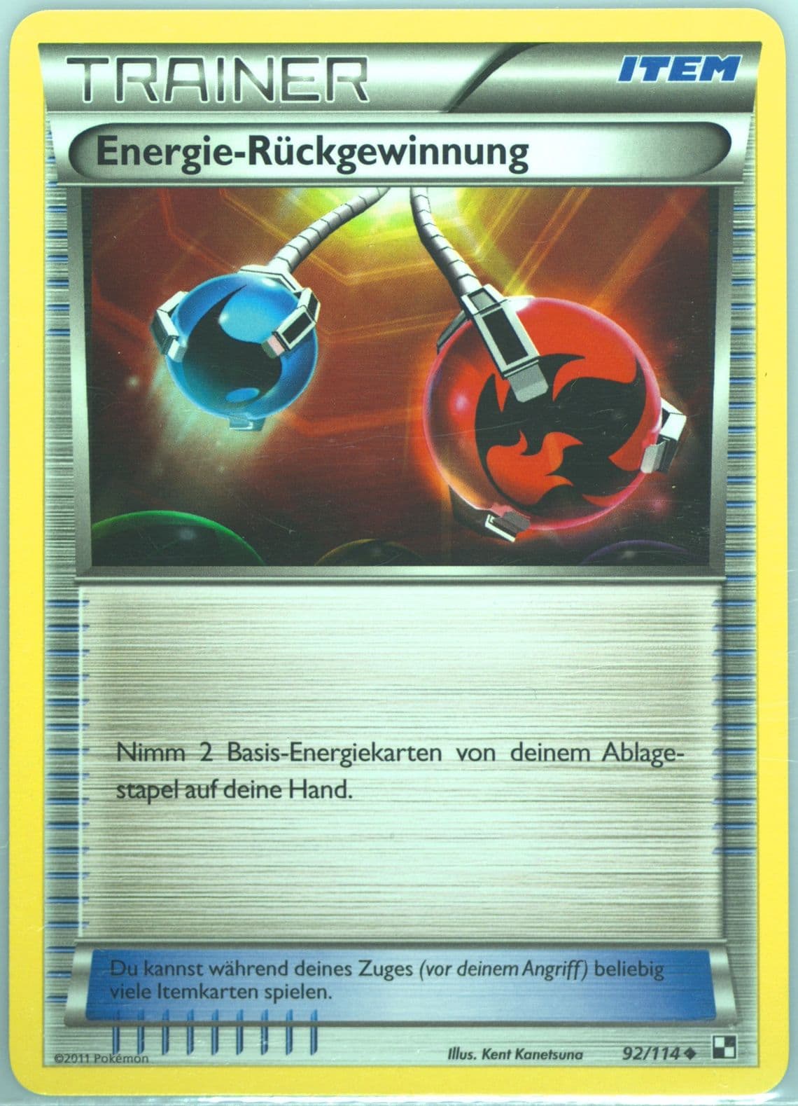 Energie-Ruckgewinnung German (92) 2011 Pokemon Black & White