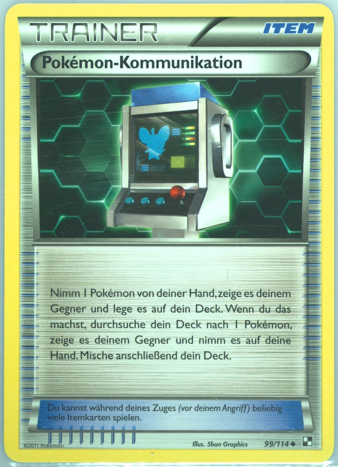 Pokemon-Kommunikation German (99) 2011 Pokemon Black & White
