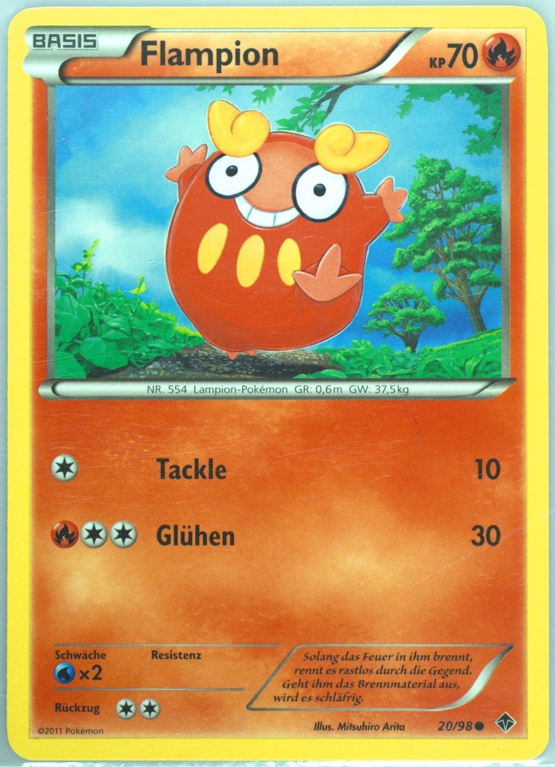 Flampion German (20) 2011 Pokemon Black & White Emerging Powers
