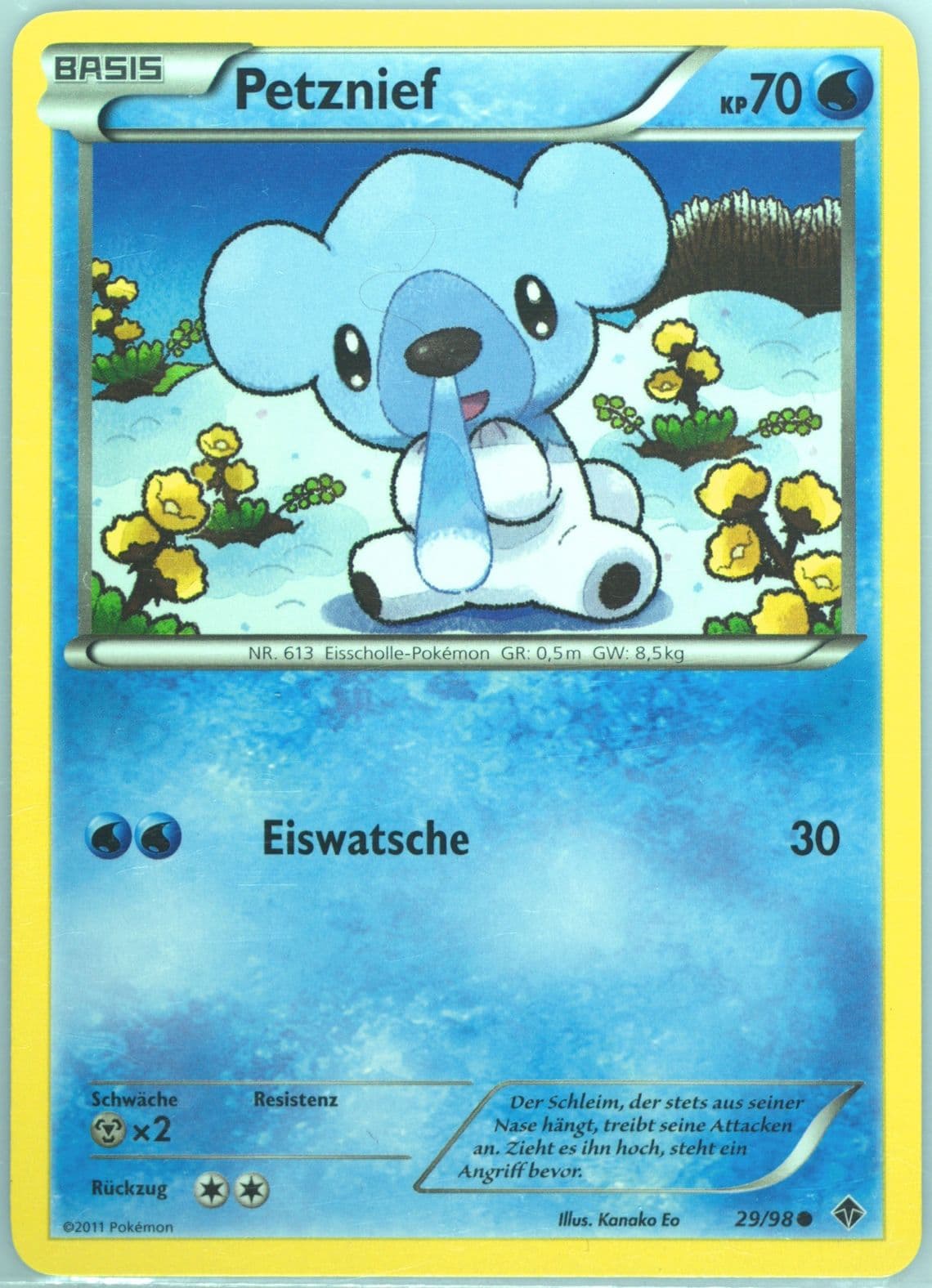 Petznief German (29) 2011 Pokemon Black & White Emerging Powers