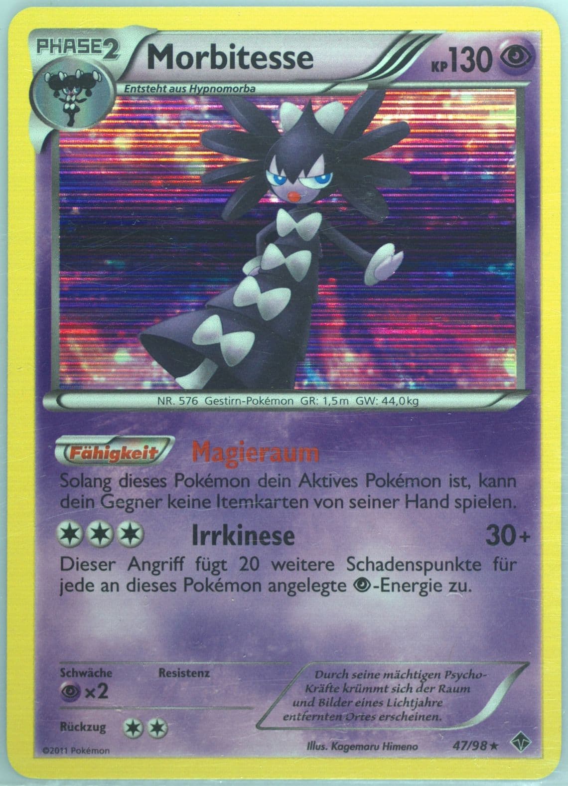 Morbitesse-Holo German (47) 2011 Pokemon Black & White Emerging Powers