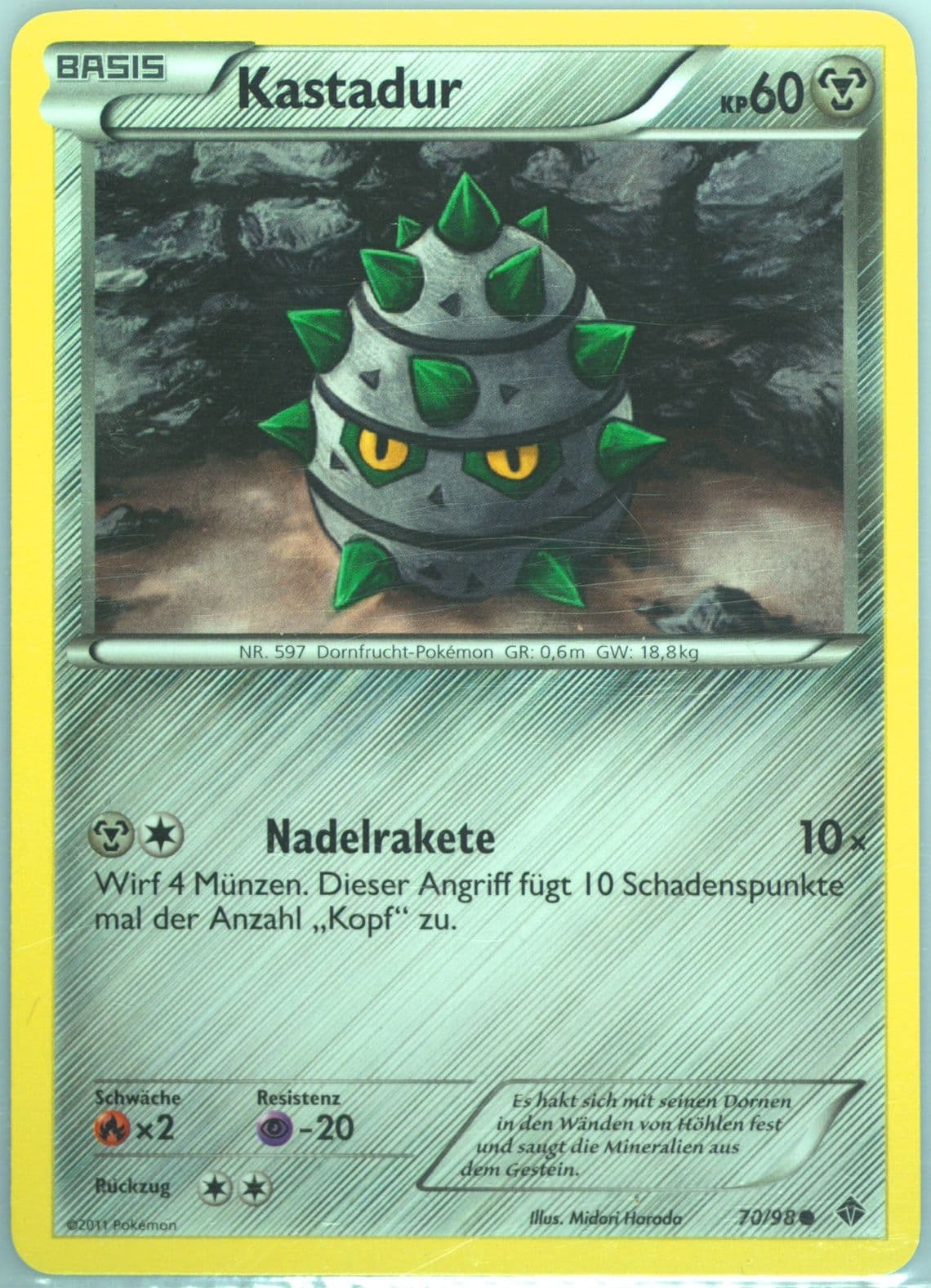 Kastadur German (70) 2011 Pokemon Black & White Emerging Powers