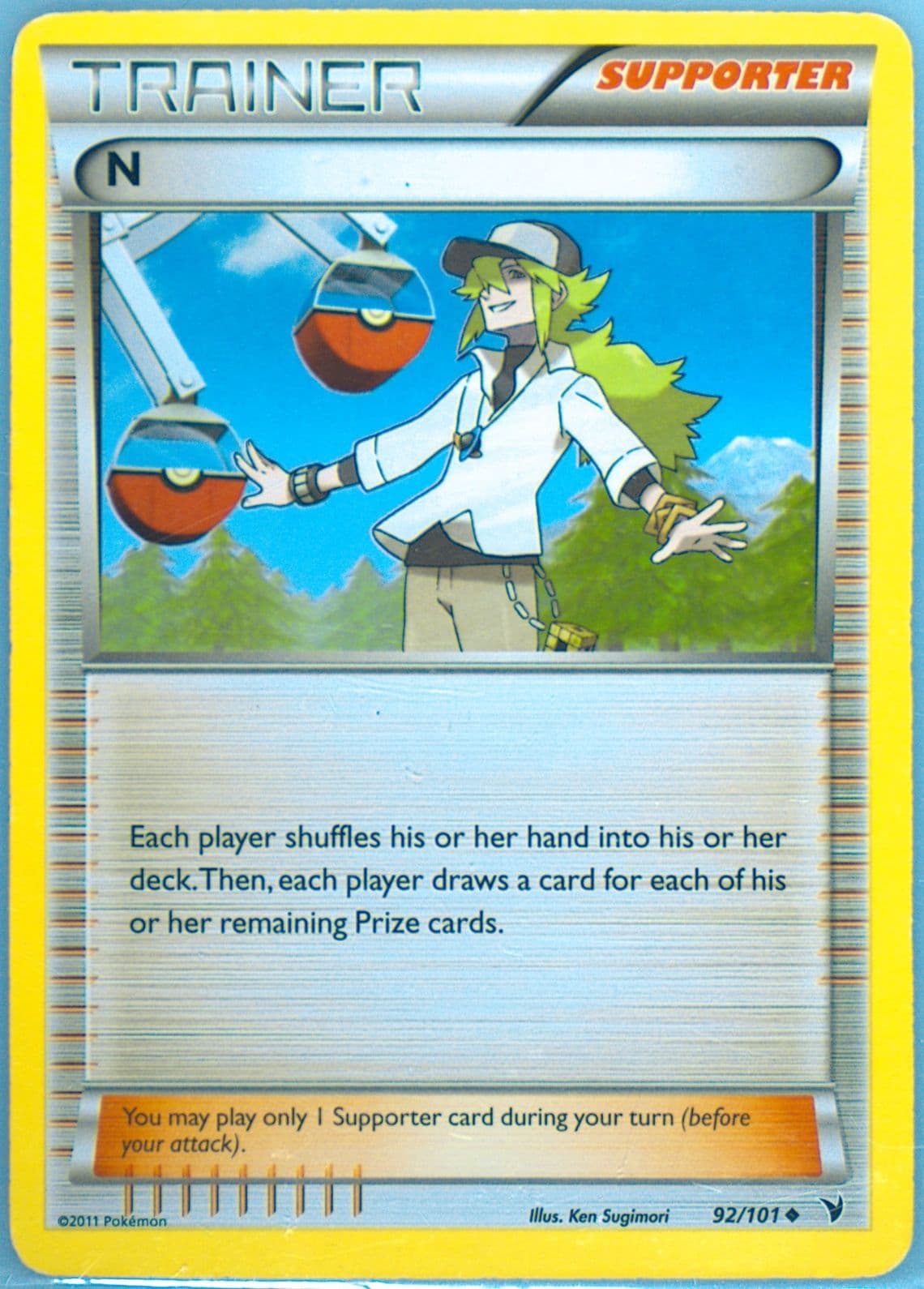 N (92) 2011 Pokemon Black & White Noble Victories