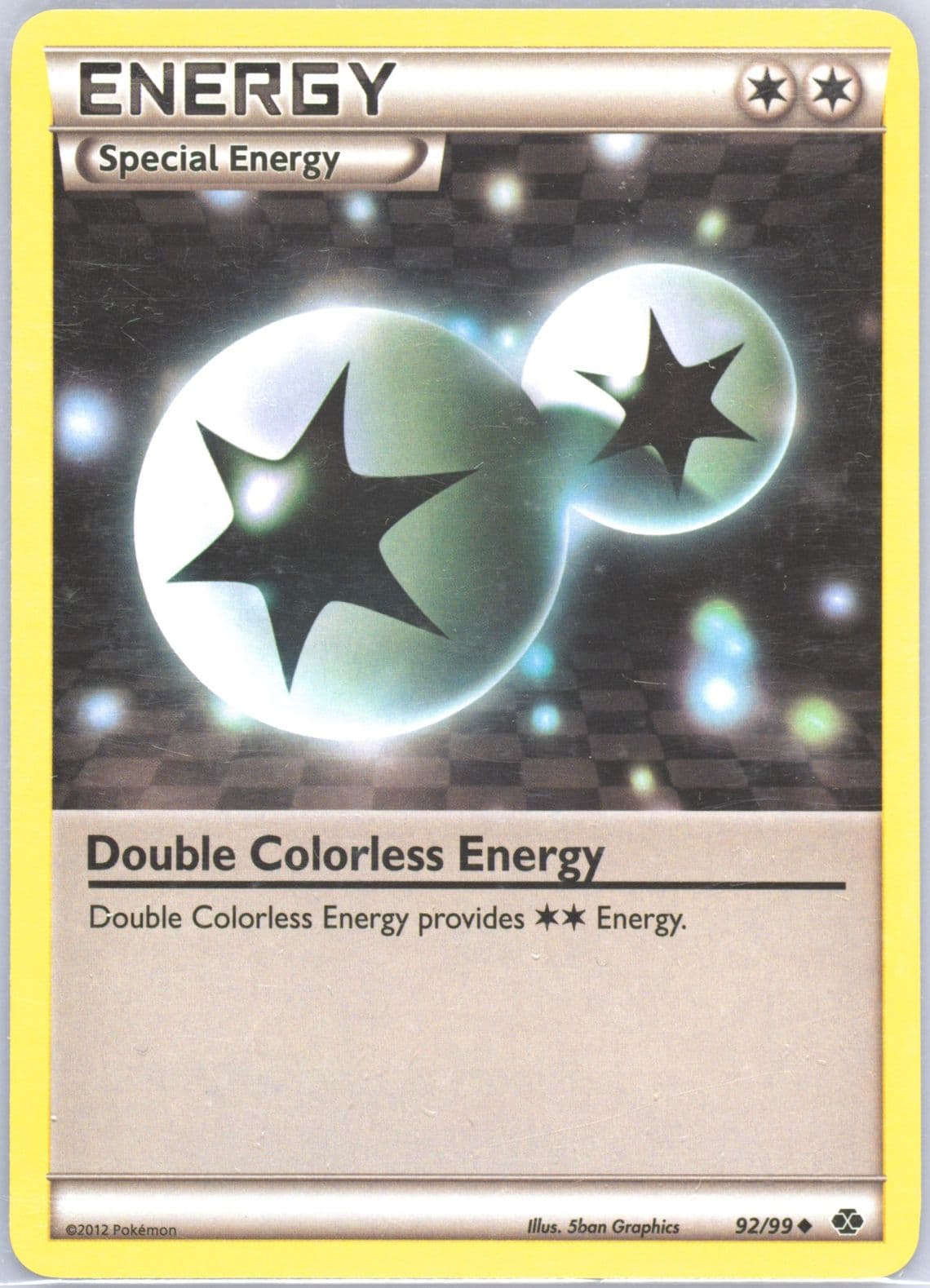 Double Colorless Energy (92) 2012 Pokemon Black & White Next Destinies