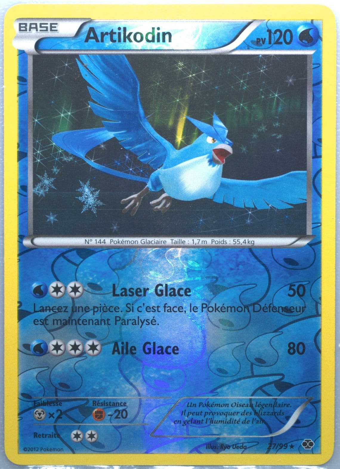 Artikodin-Reverse Foil French (27) 2012 Pokemon Black & White Next Destinies