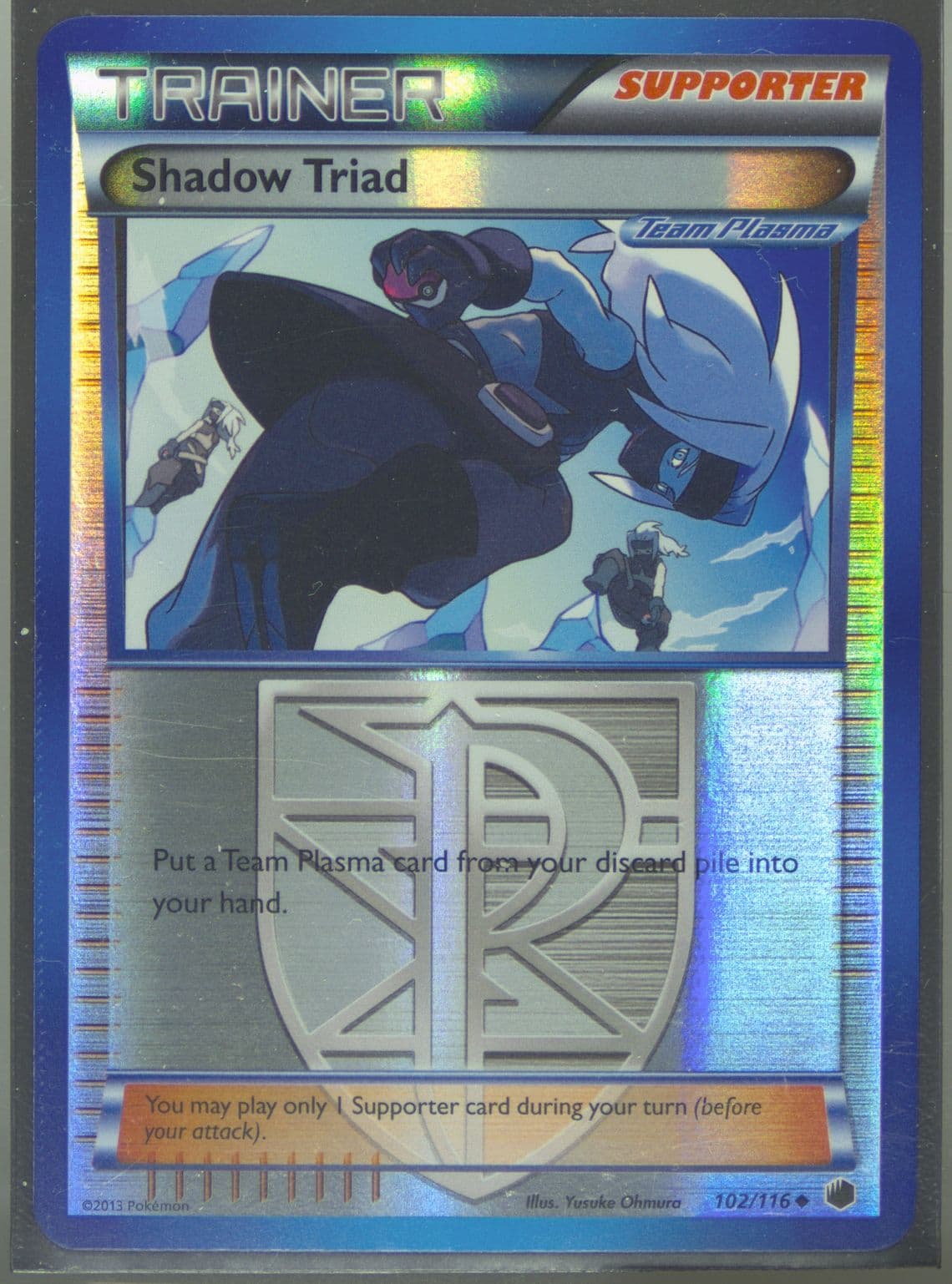 Shadow Triad-Reverse Foil (102) 2013 Pokemon Black & White Plasma Freeze