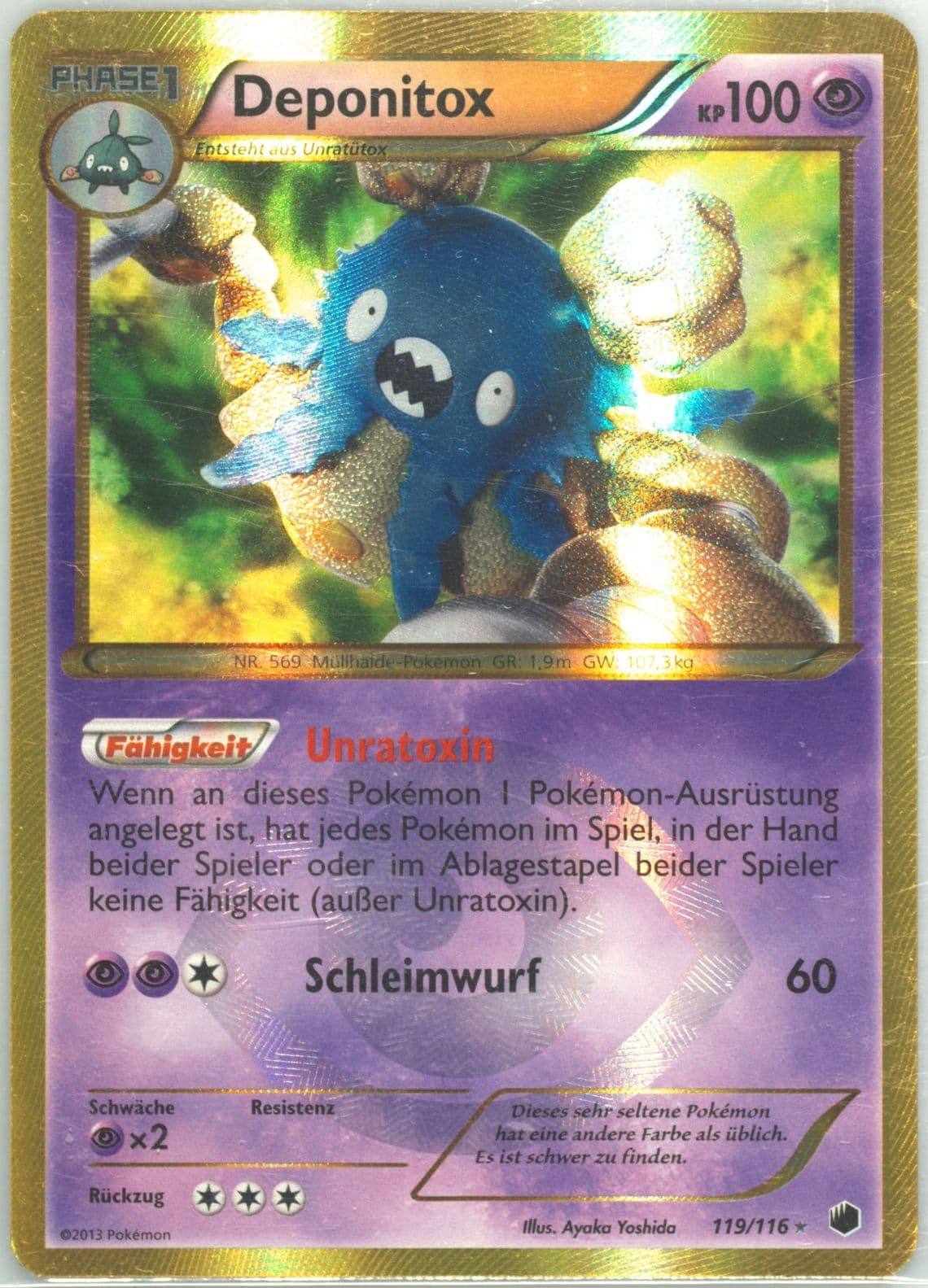 Deponitox German (119) 2013 Pokemon Black & White Plasma Freeze