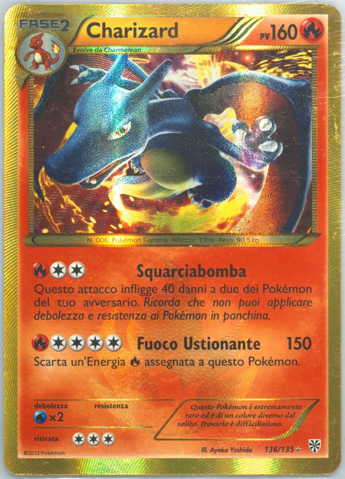 Charizard Italian (136) 2013 Pokemon Black & White Plasma Storm