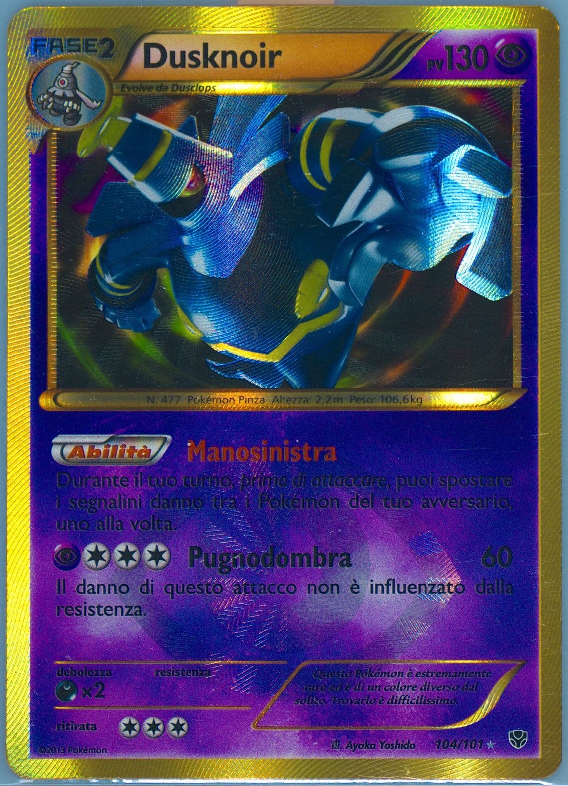 Dusknoir Italian (104) 2013 Pokemon Black & White Plasma Blast