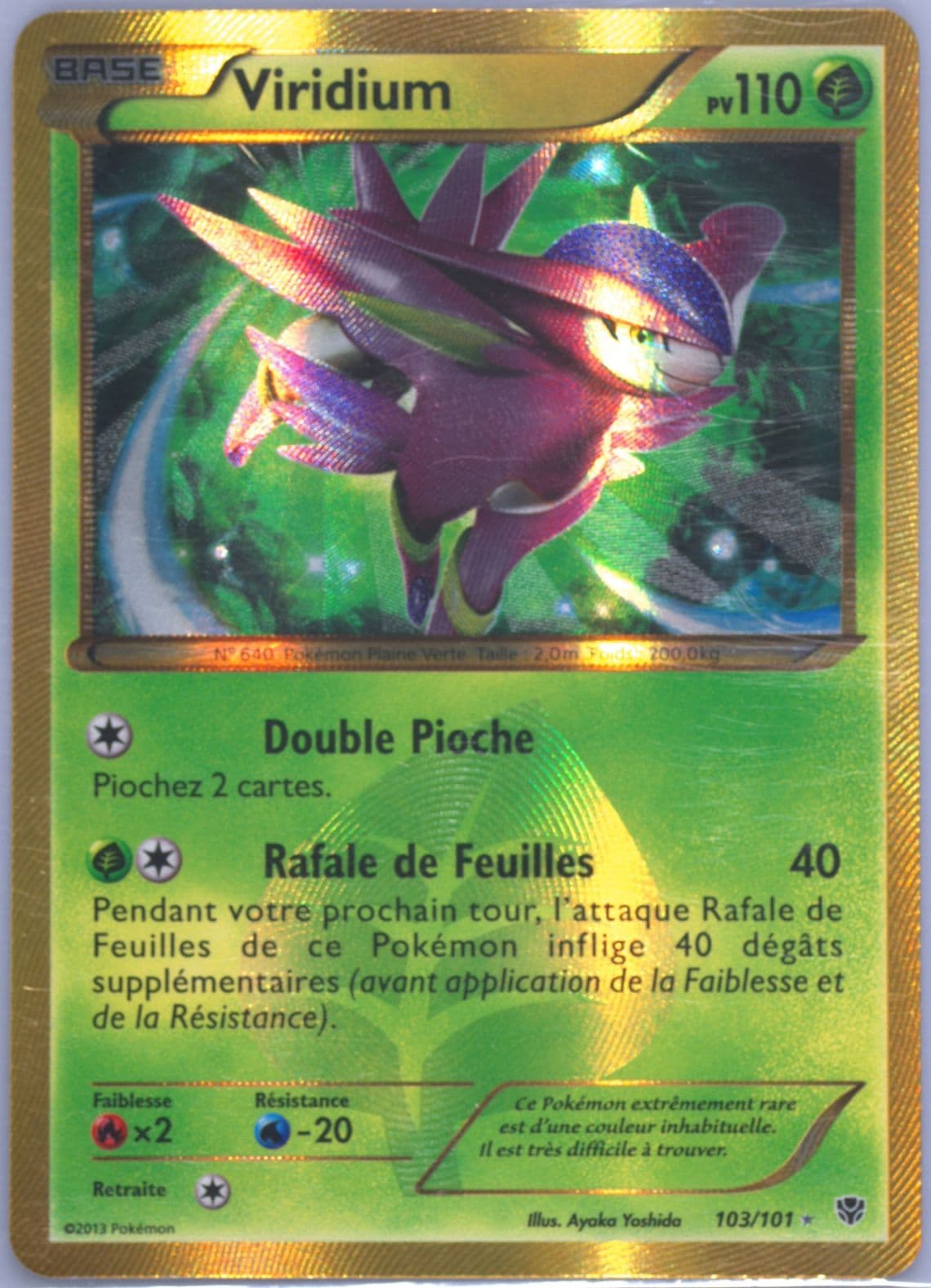 Viridium French (103) 2013 Pokemon Black & White Plasma Blast