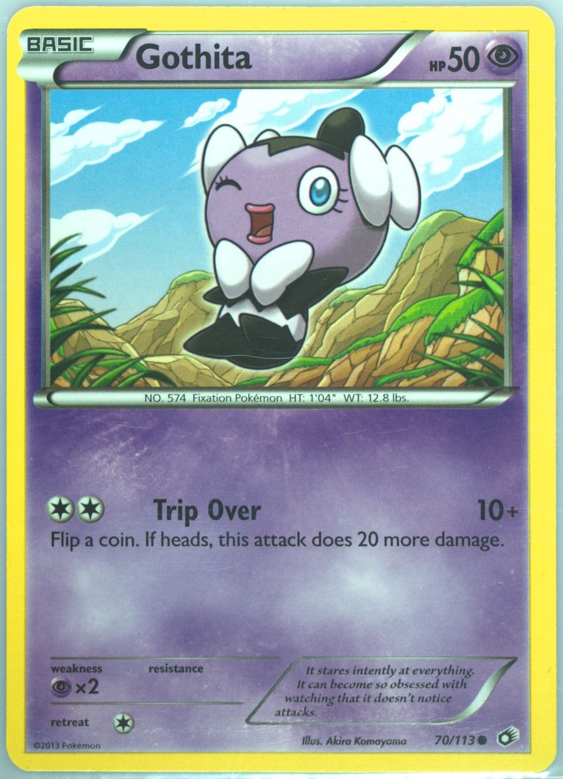 Gothita (70) 2013 Pokemon Black & White Legendary Treasures