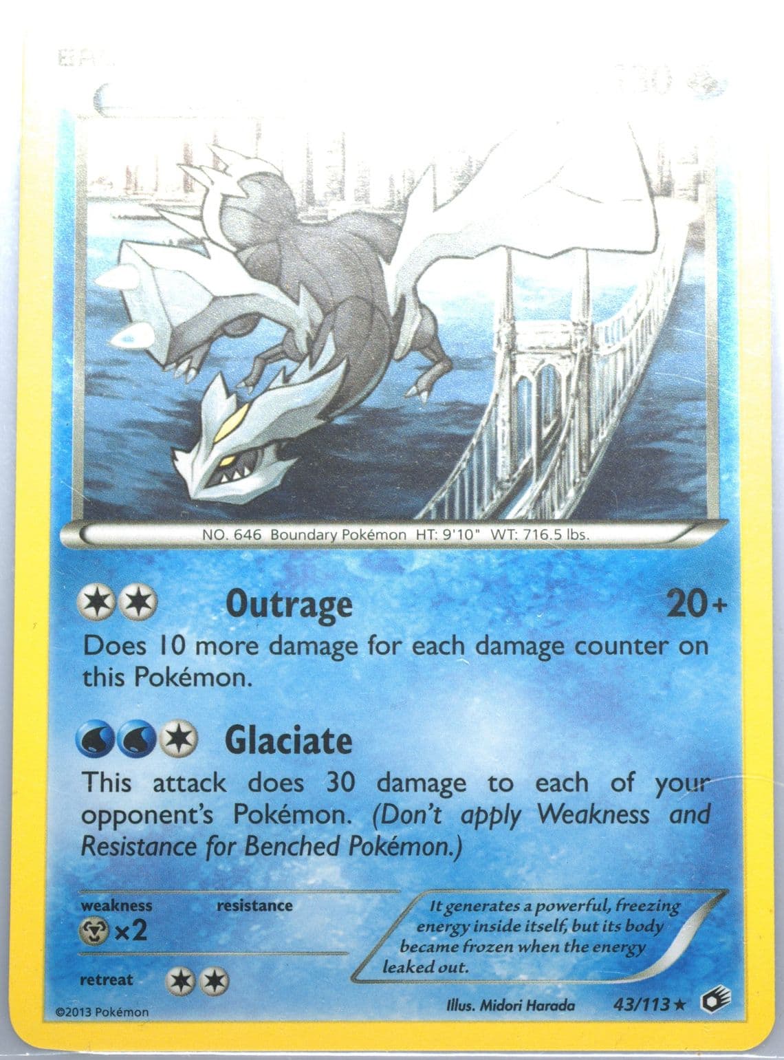 Kyurem Battle Arena (43) 2013 Pokemon Black & White Legendary Treasures