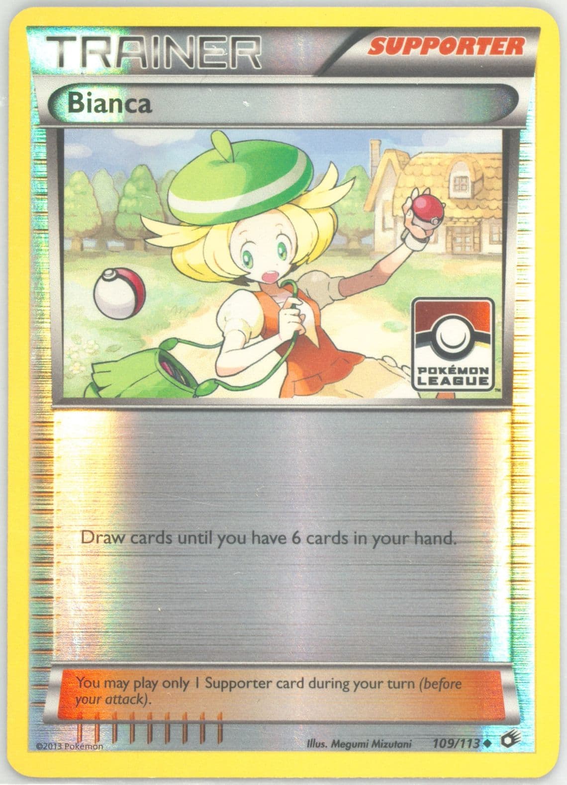 Bianca-Reverse Foil Pokemon League (109) 2013 Pokemon Black & White Legendary Treasures