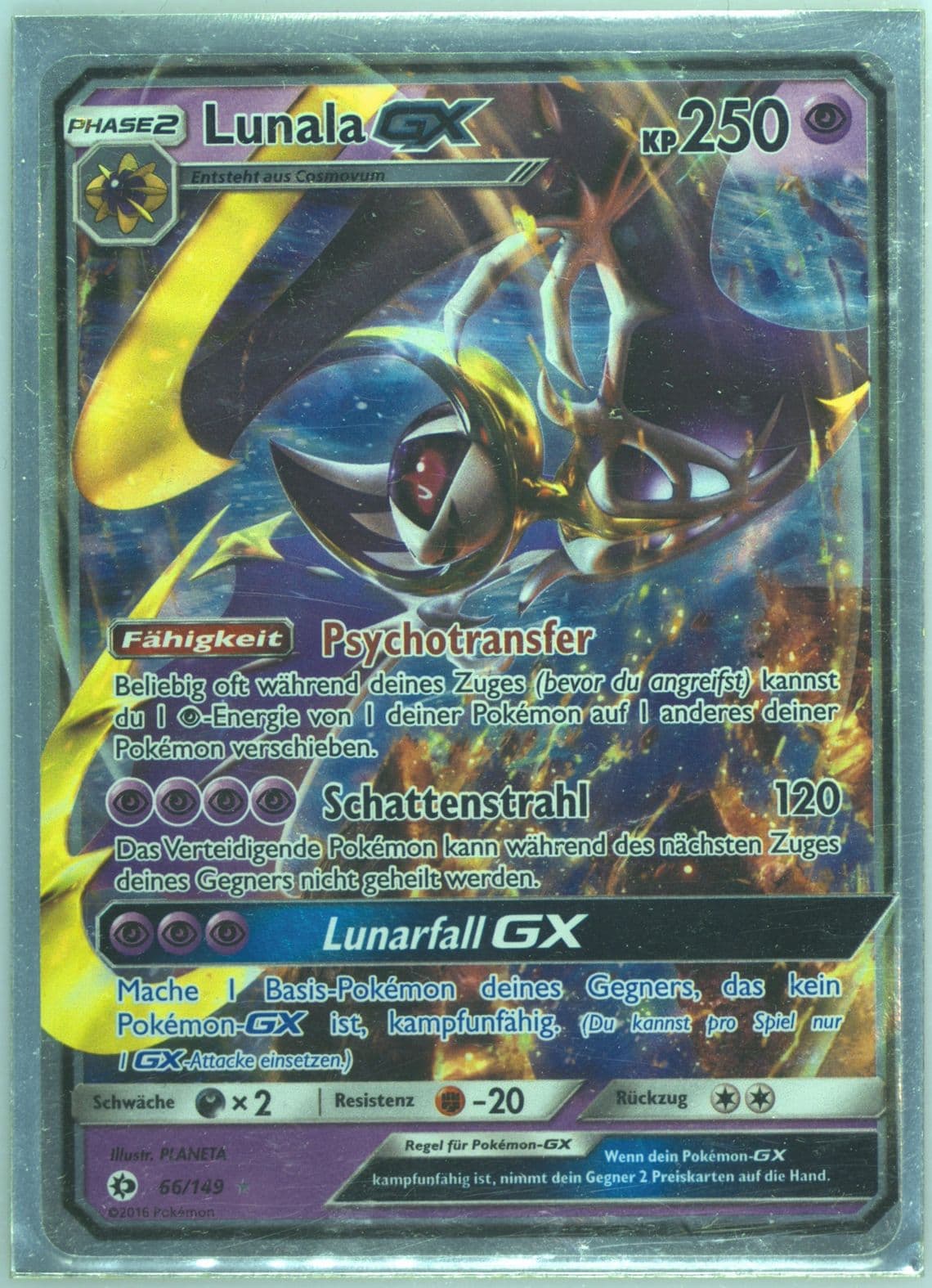 Lunala GX German (66) 2017 Pokemon Sun & Moon