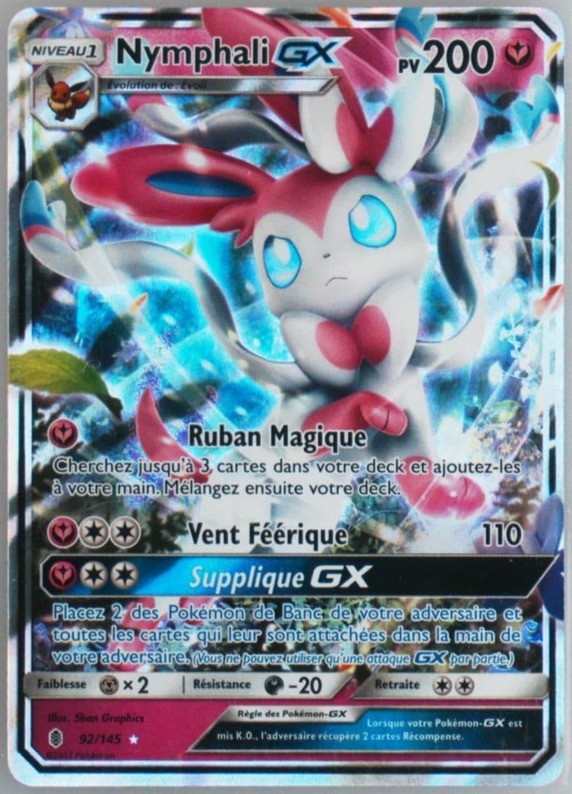 Nymphali GX French (92) 2017 Pokemon Sun & Moon Guardians Rising