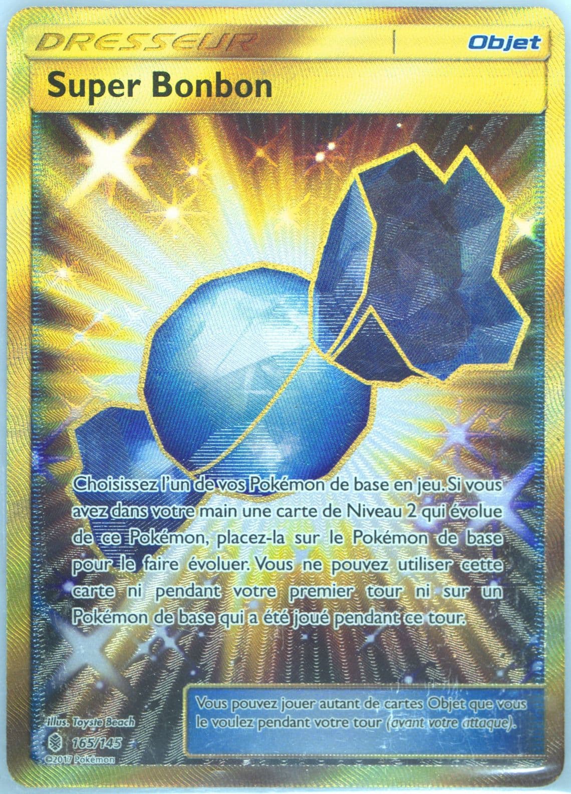 Full Art/Super Bonbon French-Secret (165) 2017 Pokemon Sun & Moon Guardians Rising