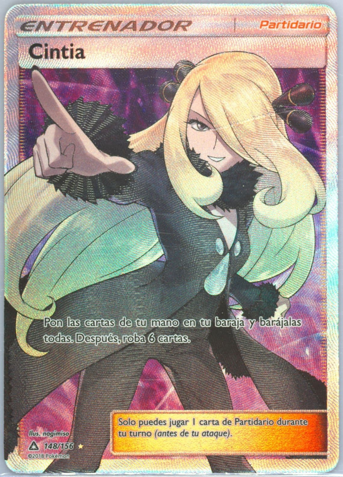 Full Art/Cintia Spanish (148) 2018 Pokemon Sun & Moon Ultra Prism
