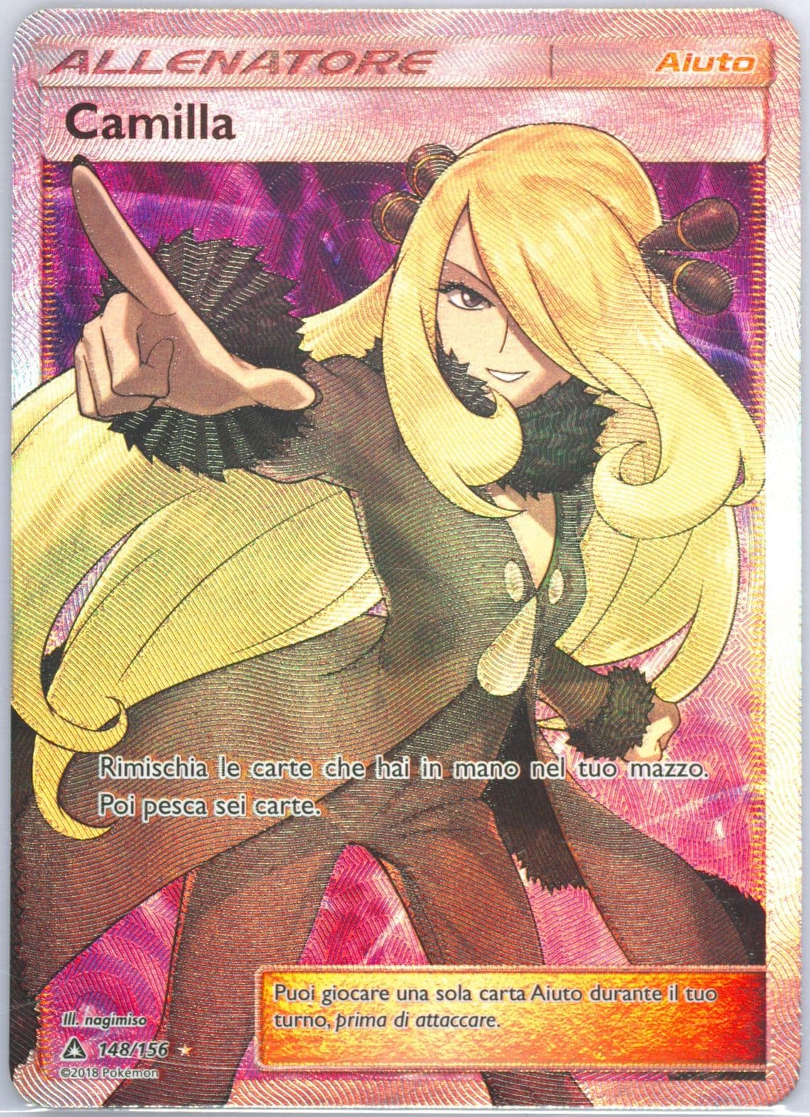 Full Art/Camilla Italian (148) 2018 Pokemon Sun & Moon Ultra Prism
