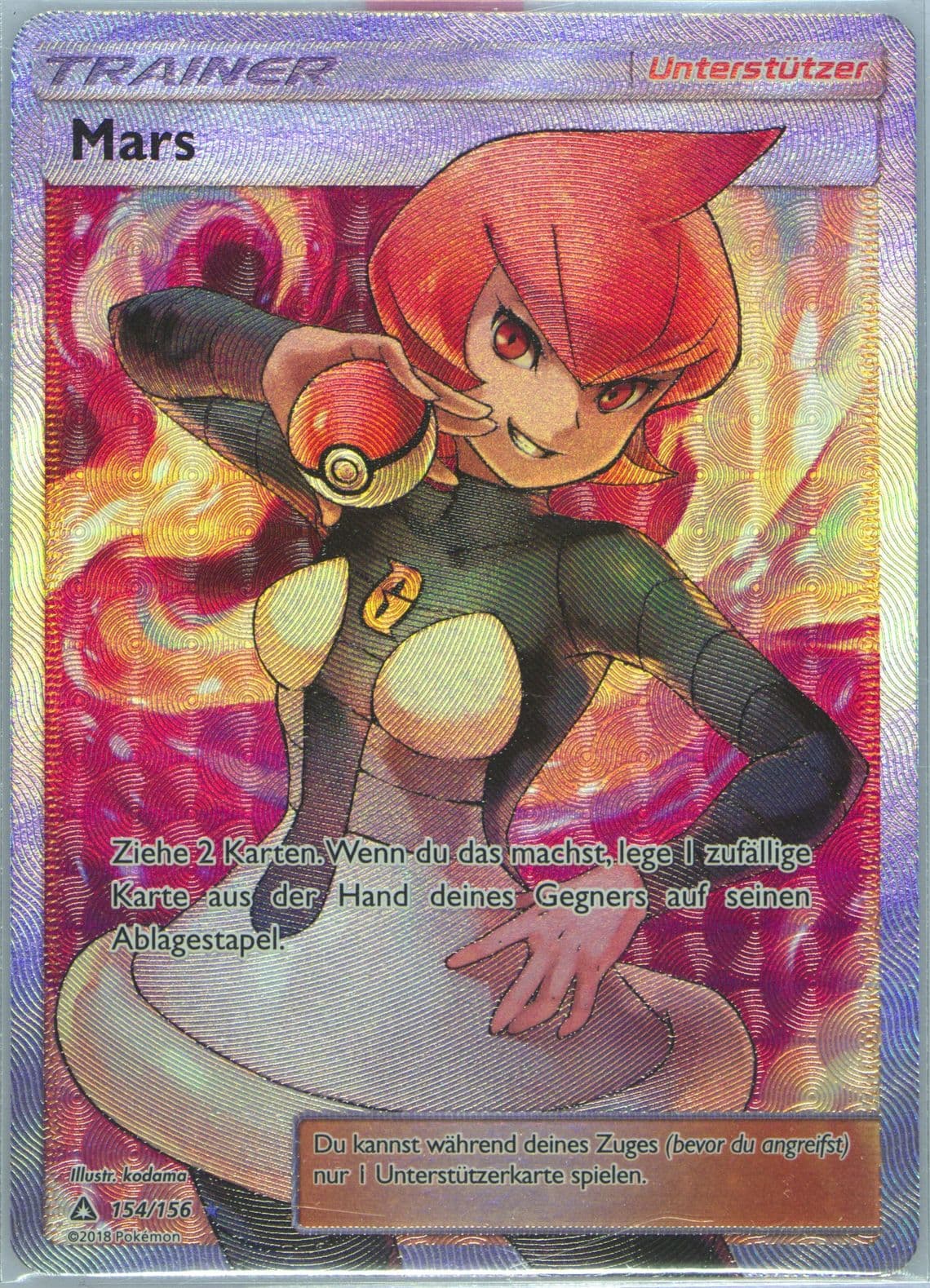 Full Art/Mars German (154) 2018 Pokemon Sun & Moon Ultra Prism