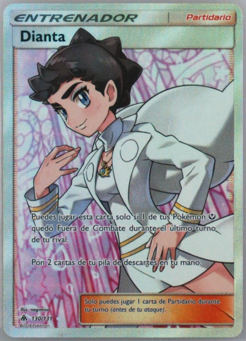 Full Art/Dianta Spanish (130) 2018 Pokemon Sun & Moon Forbidden Light