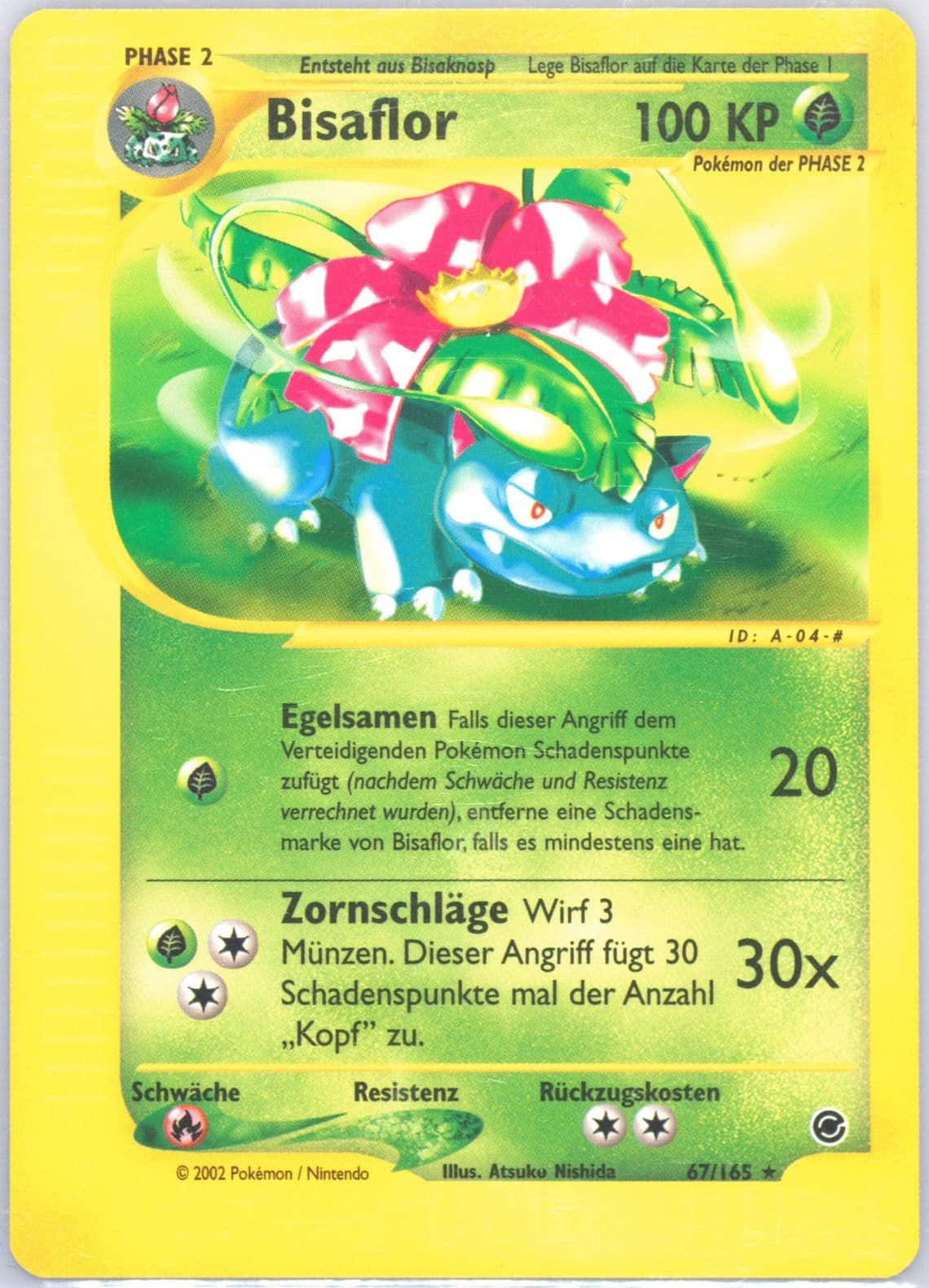 Bisaflor German (67) 2002 Pokemon Expedition